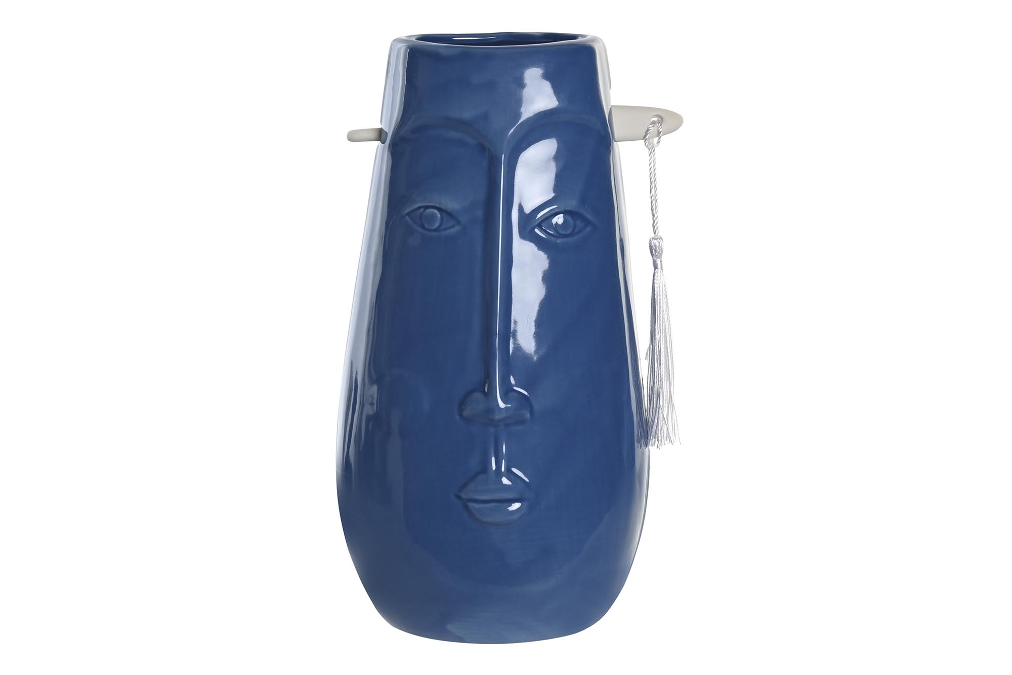 JARRON GRES 12X9,5X22 CARA AZUL MARINO