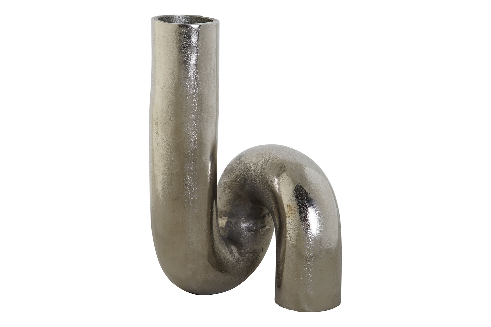 JARRON ALUMINIO 15X15X26 PLATEADO