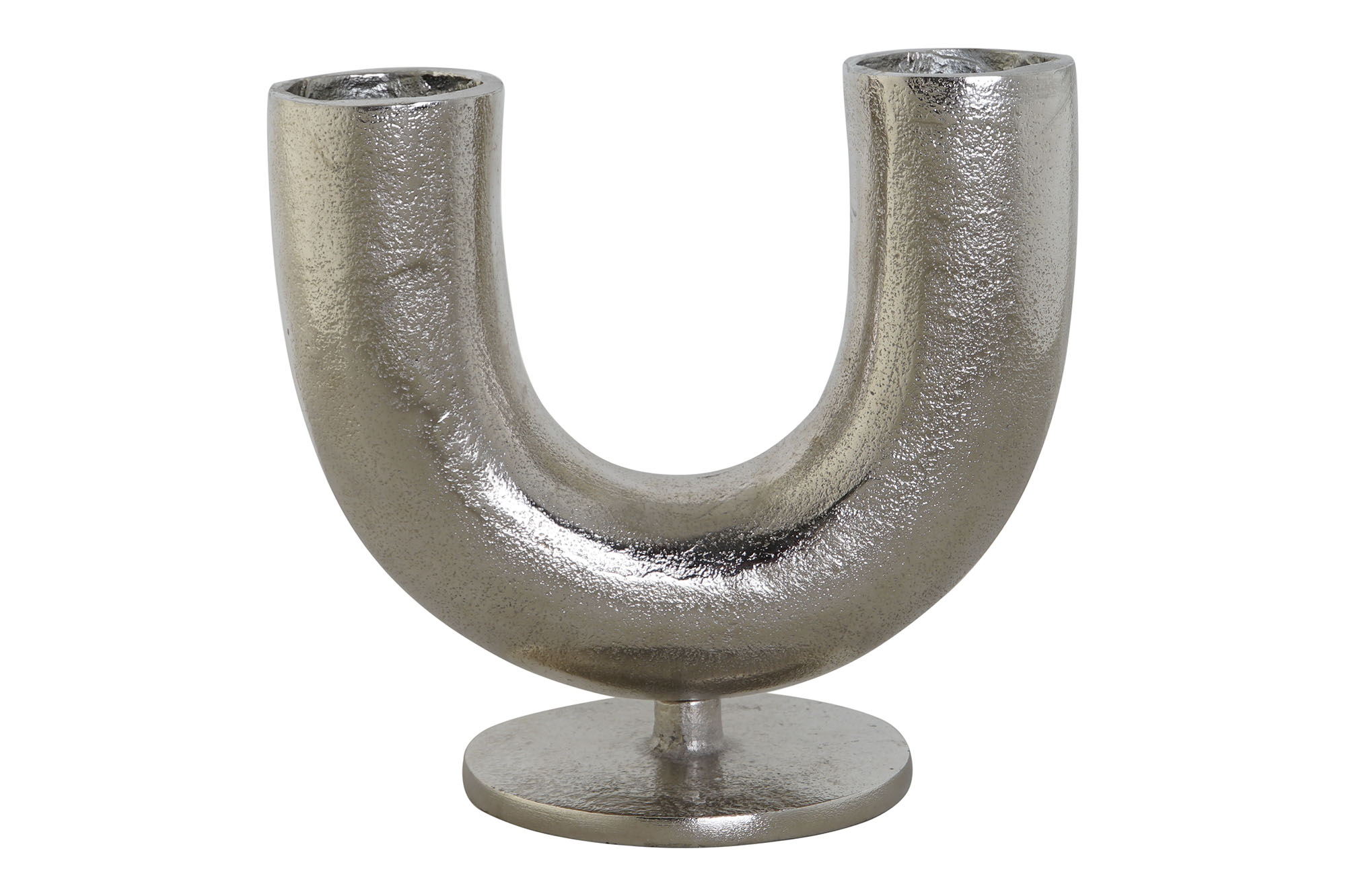 JARRON ALUMINIO 19X11X17 PLATEADO