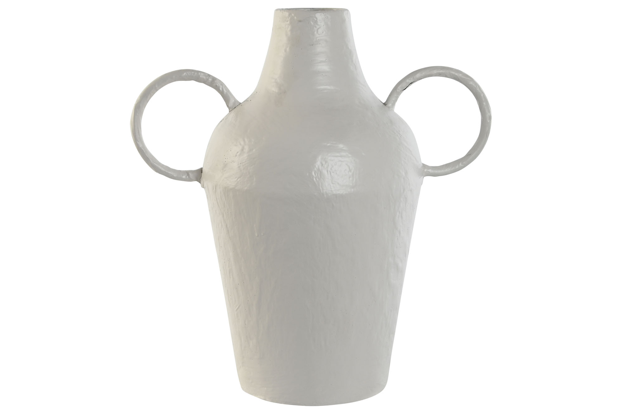 JARRON METAL 33,5X20X36 BLANCO