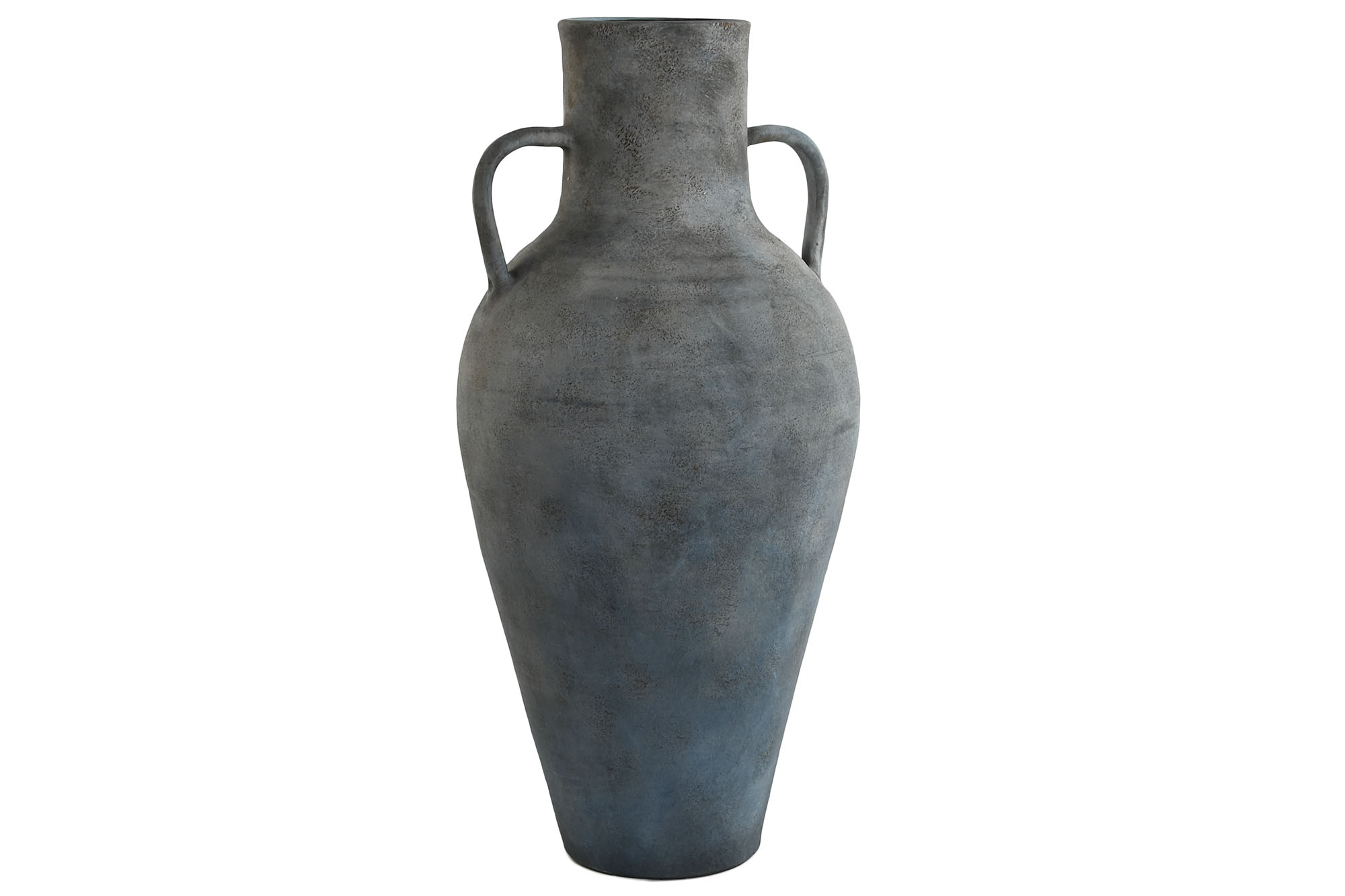JARRON TERRACOTA 33X33X69 ENVEJECIDO GRIS