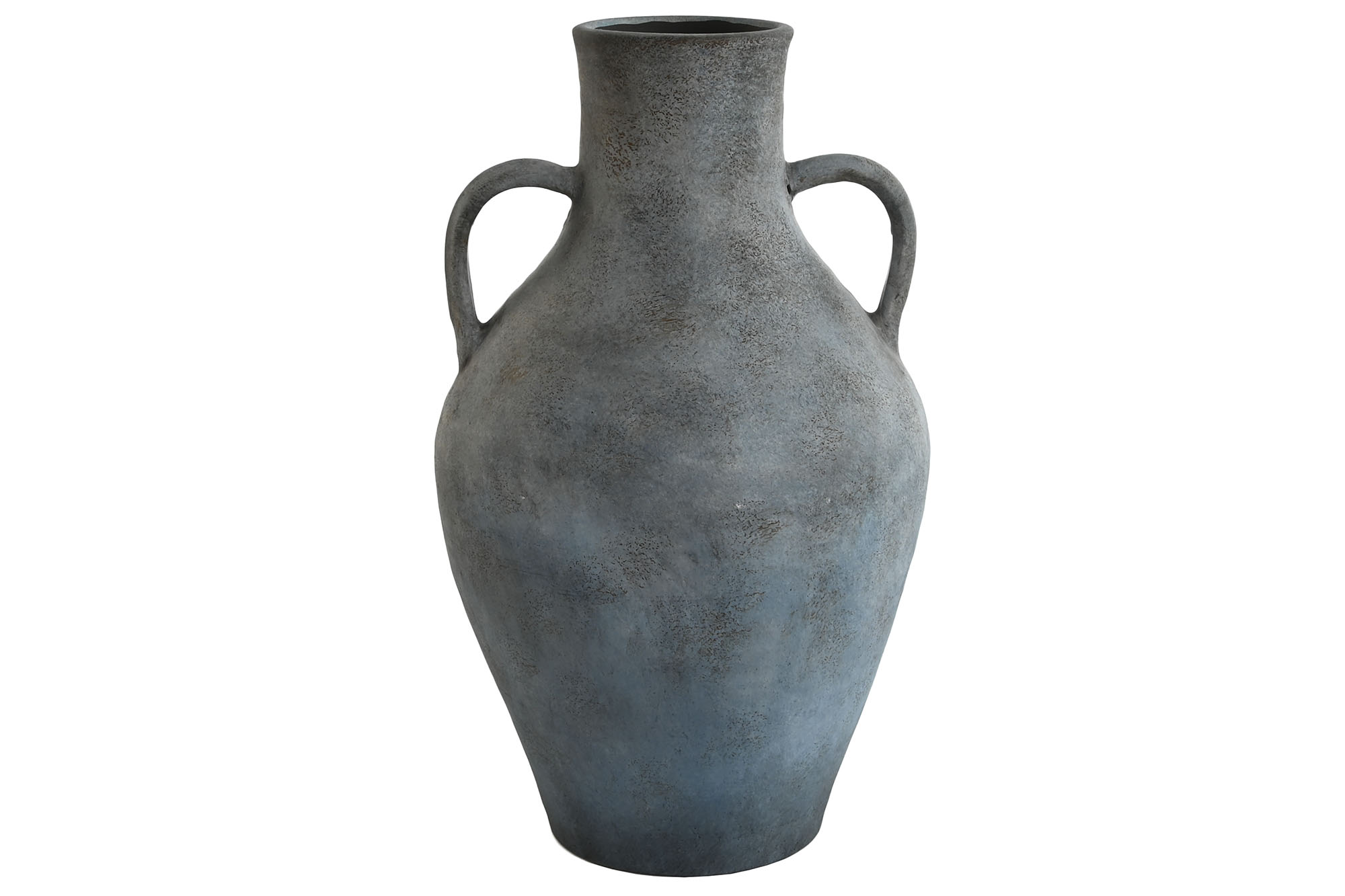 JARRON TERRACOTA 25X25X44 ENVEJECIDO GRIS