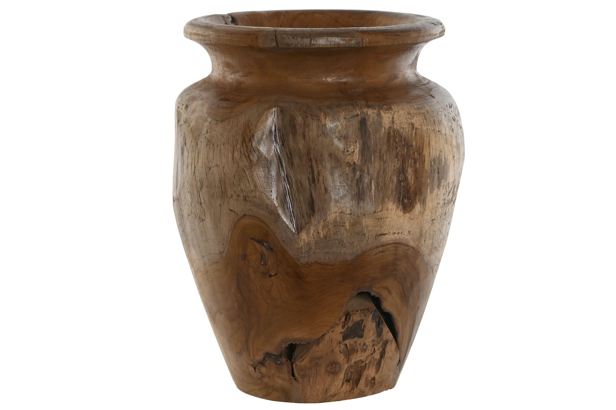 JARRON TECA 31X28X41 NATURAL