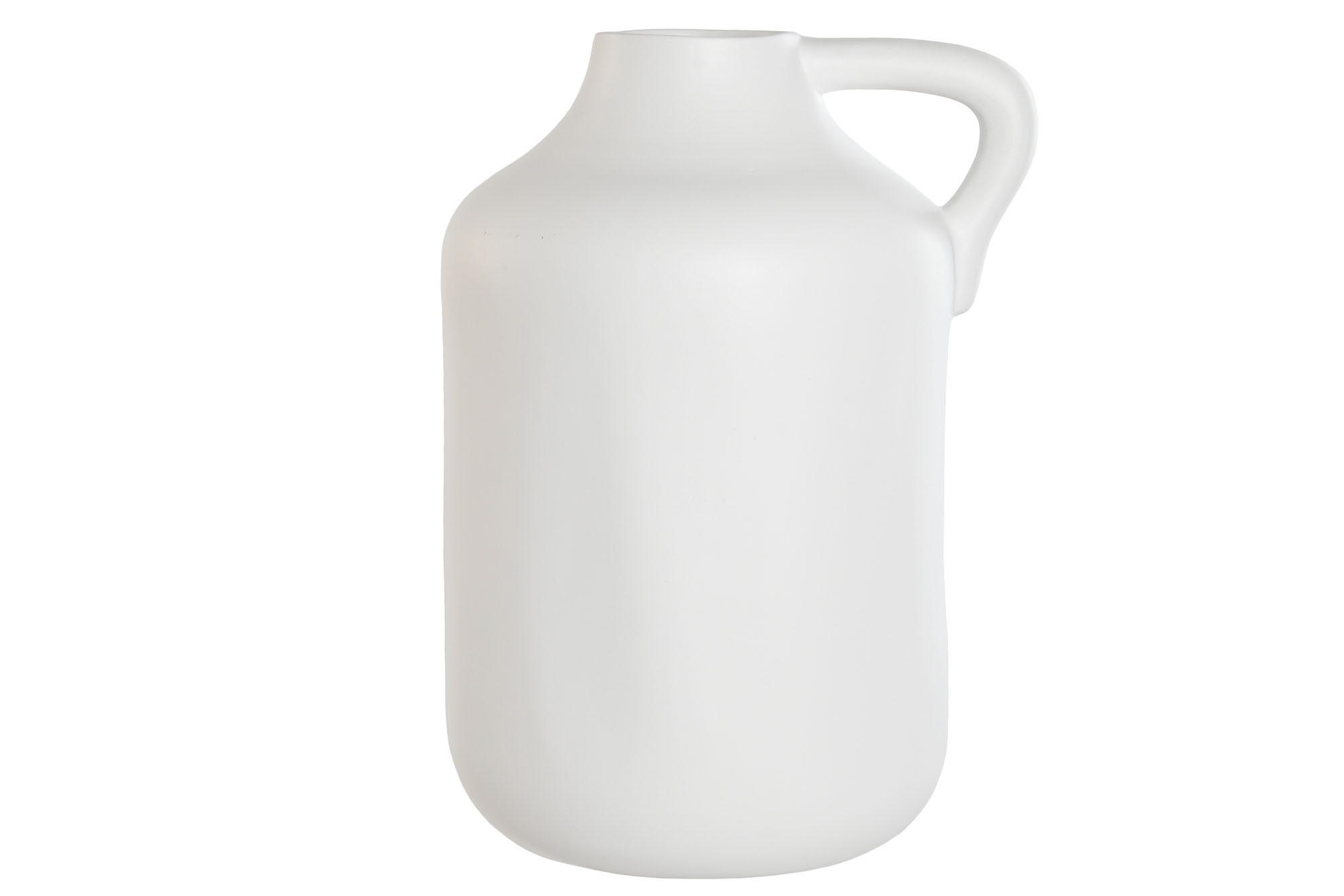 JARRON GRES 35X30X47 ASA ARTESANAL BLANCO