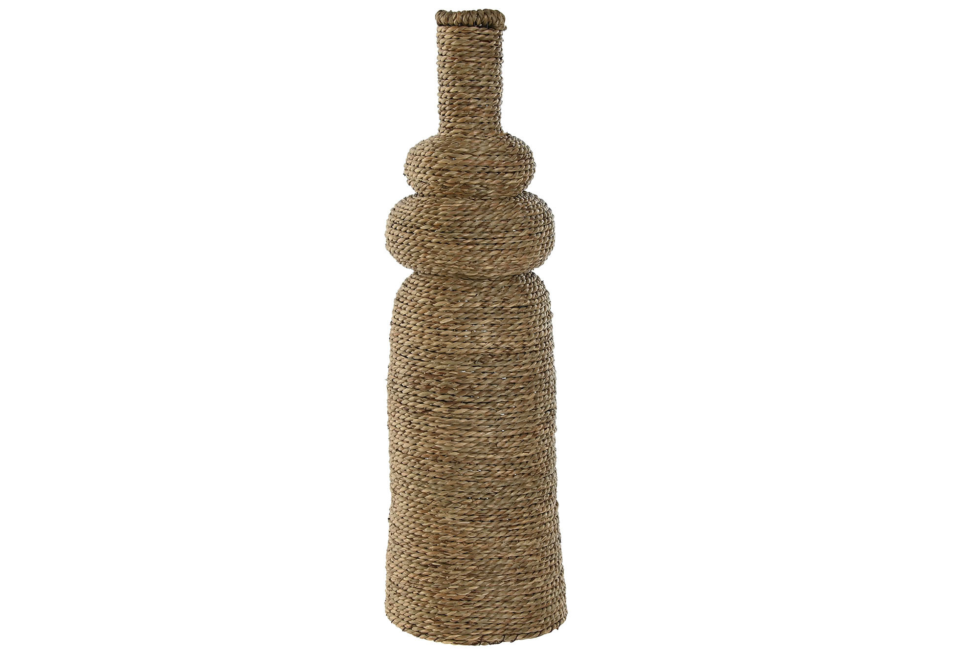 JARRON FIBRA 18X18X60 NATURAL