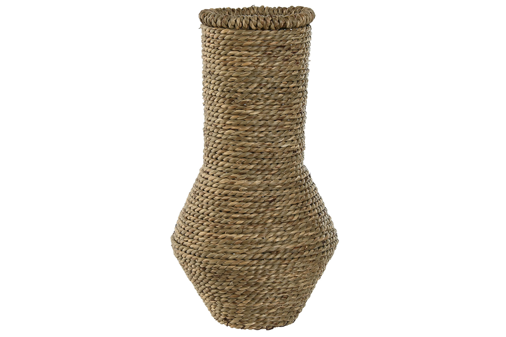 JARRON FIBRA 19X19X34 NATURAL