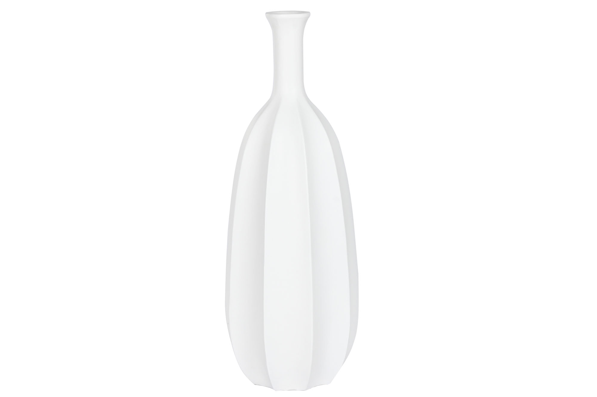 JARRON FIBRA VIDRIO 34X34X100 BLANCO