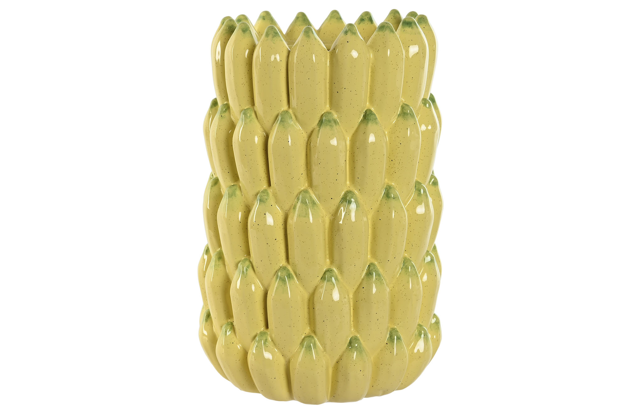 JARRON GRES 25X25X38 PLATANO AMARILLO