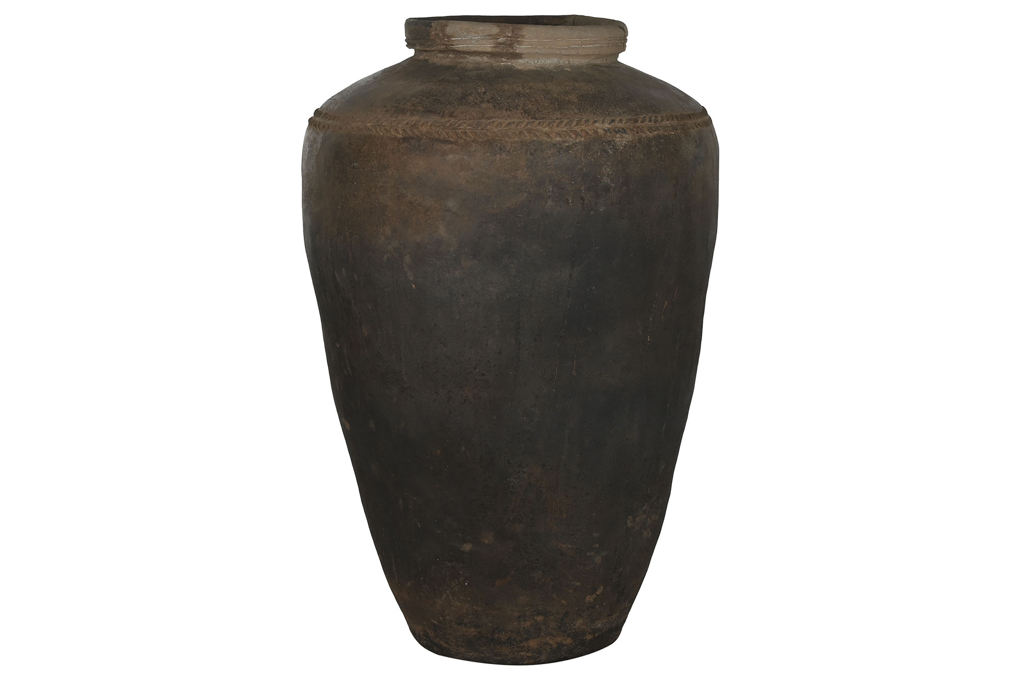 ANFORA TERRACOTA 80X80X130 PIEZA UNICA ANTIGUA