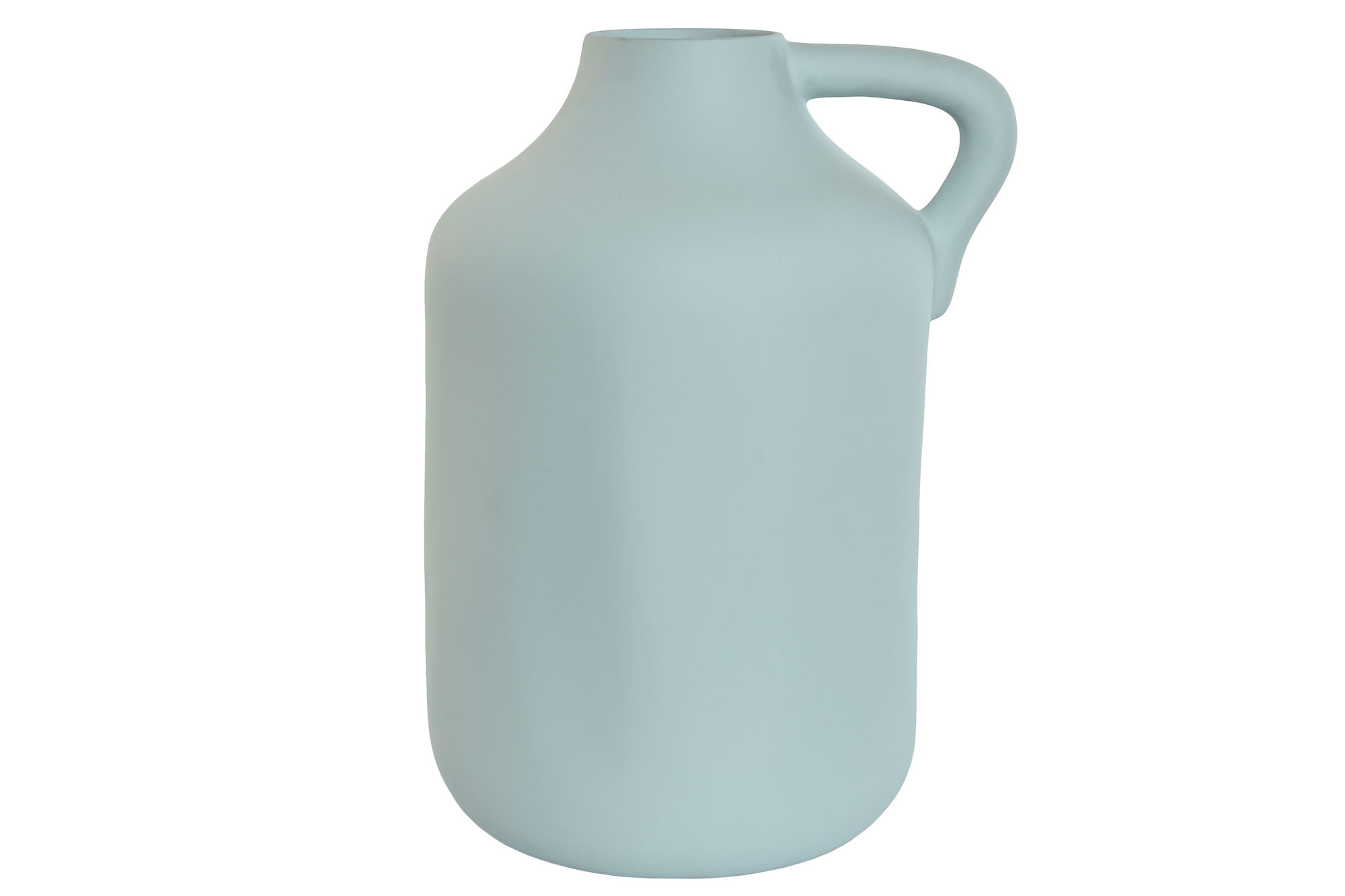 JARRON GRES 36X31X48 ASA ARTESANAL AZUL CELESTE