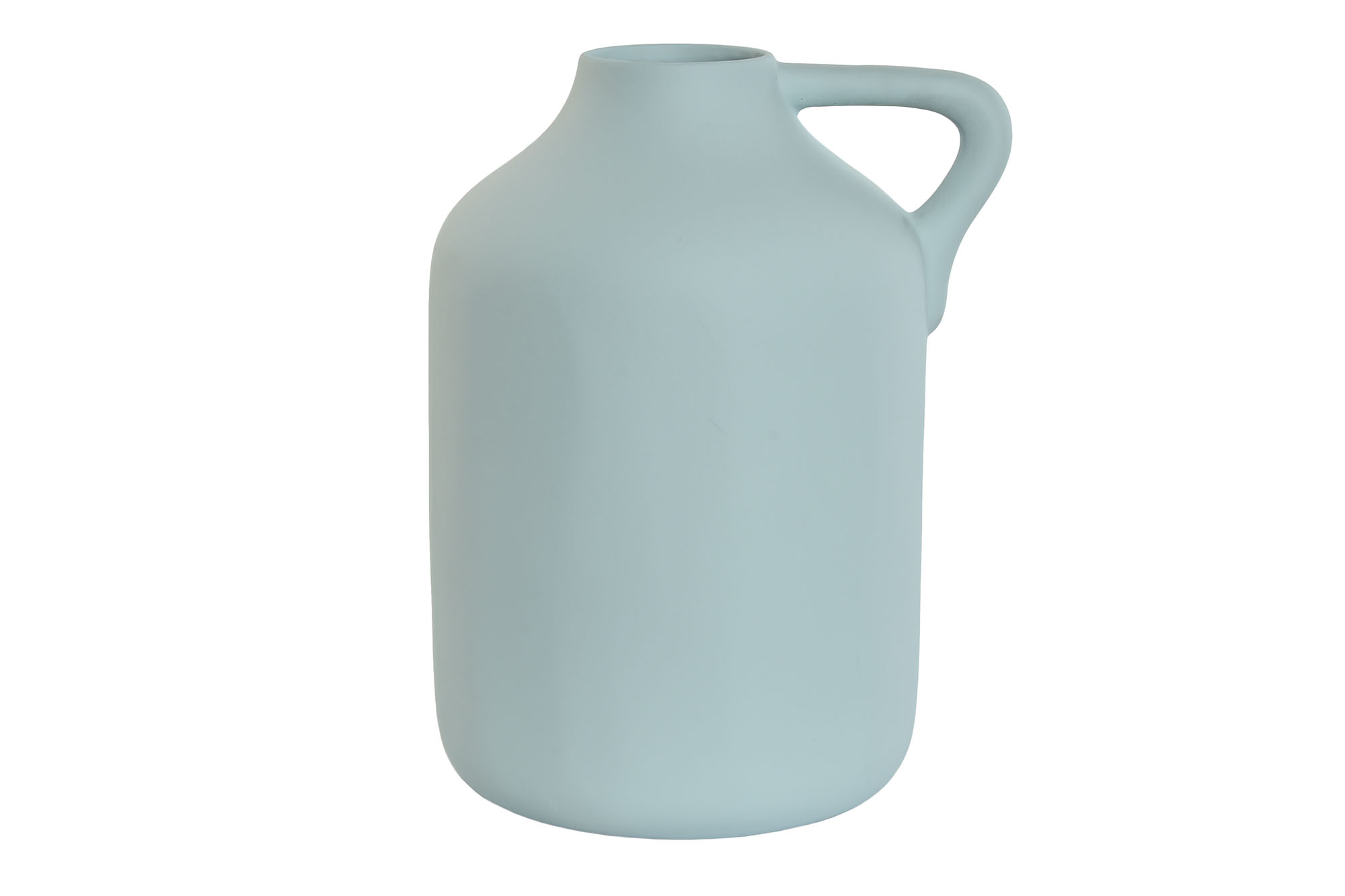JARRON GRES 30X25X38 ASA ARTESANAL AZUL CELESTE