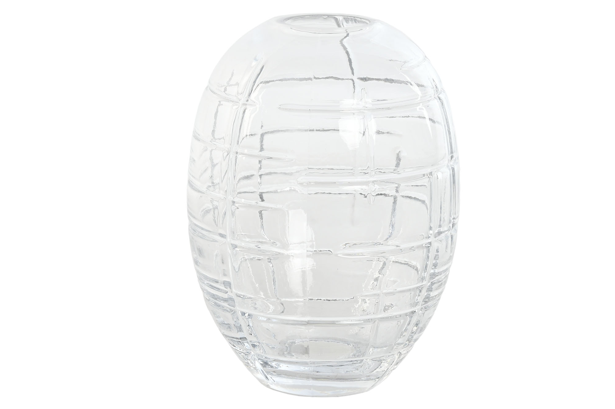 JARRON CRISTAL 12X12X17 TRANSPARENTE