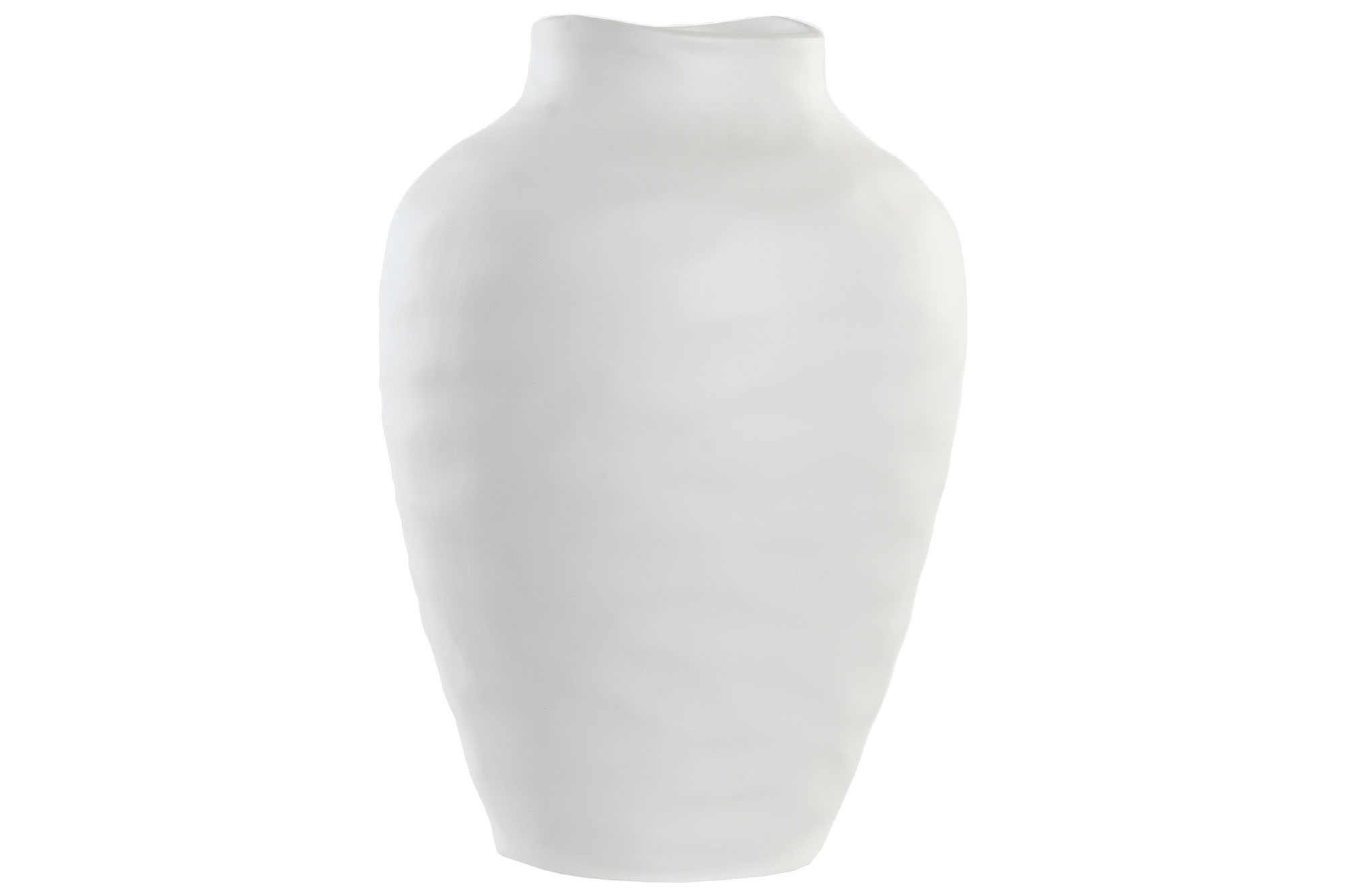 JARRON GRES 27X27X41 ORGANICO ARTESANAL CRUDO