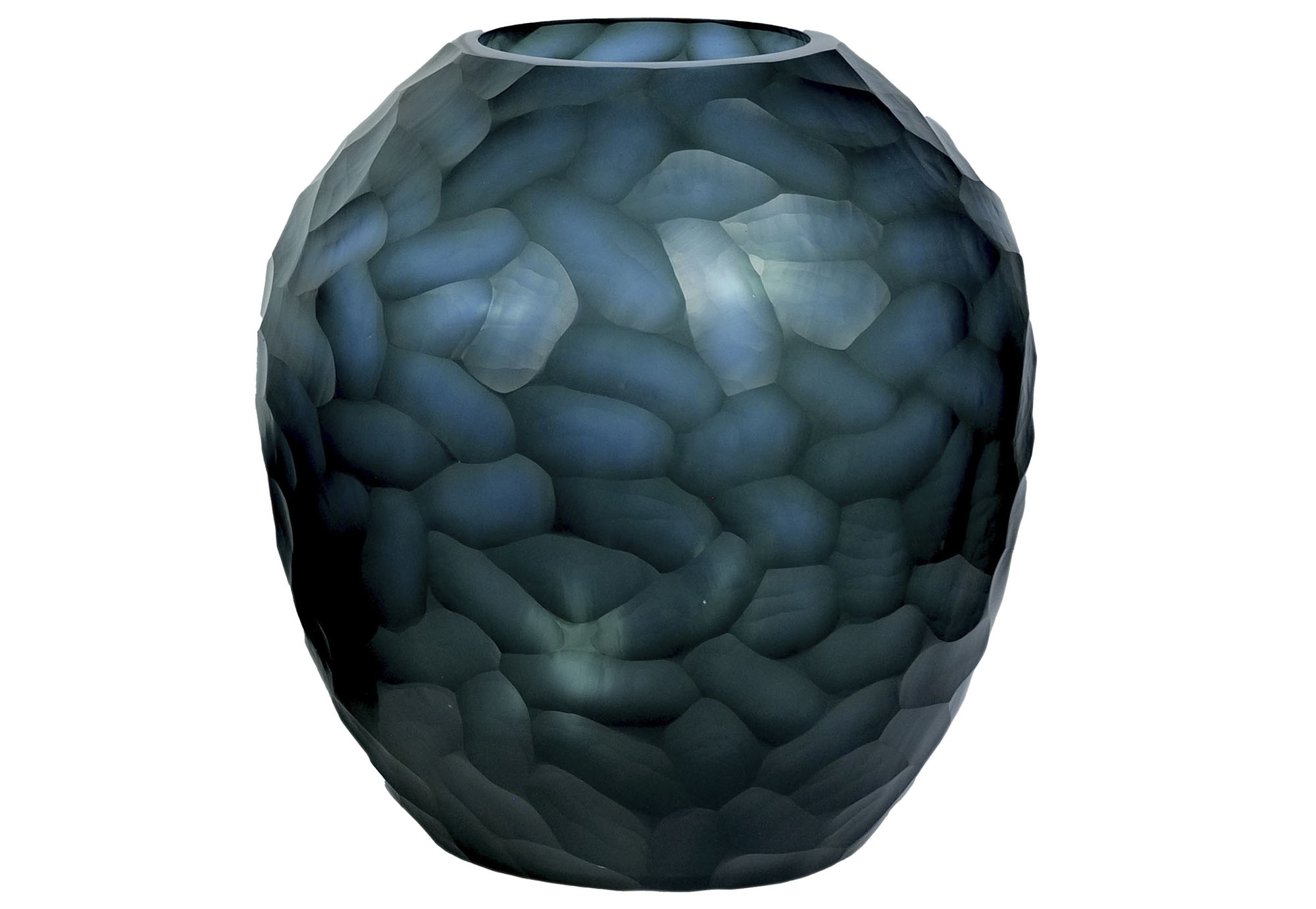 JARRON CRISTAL 29X29X30 4,5 Kg, GLASEADO