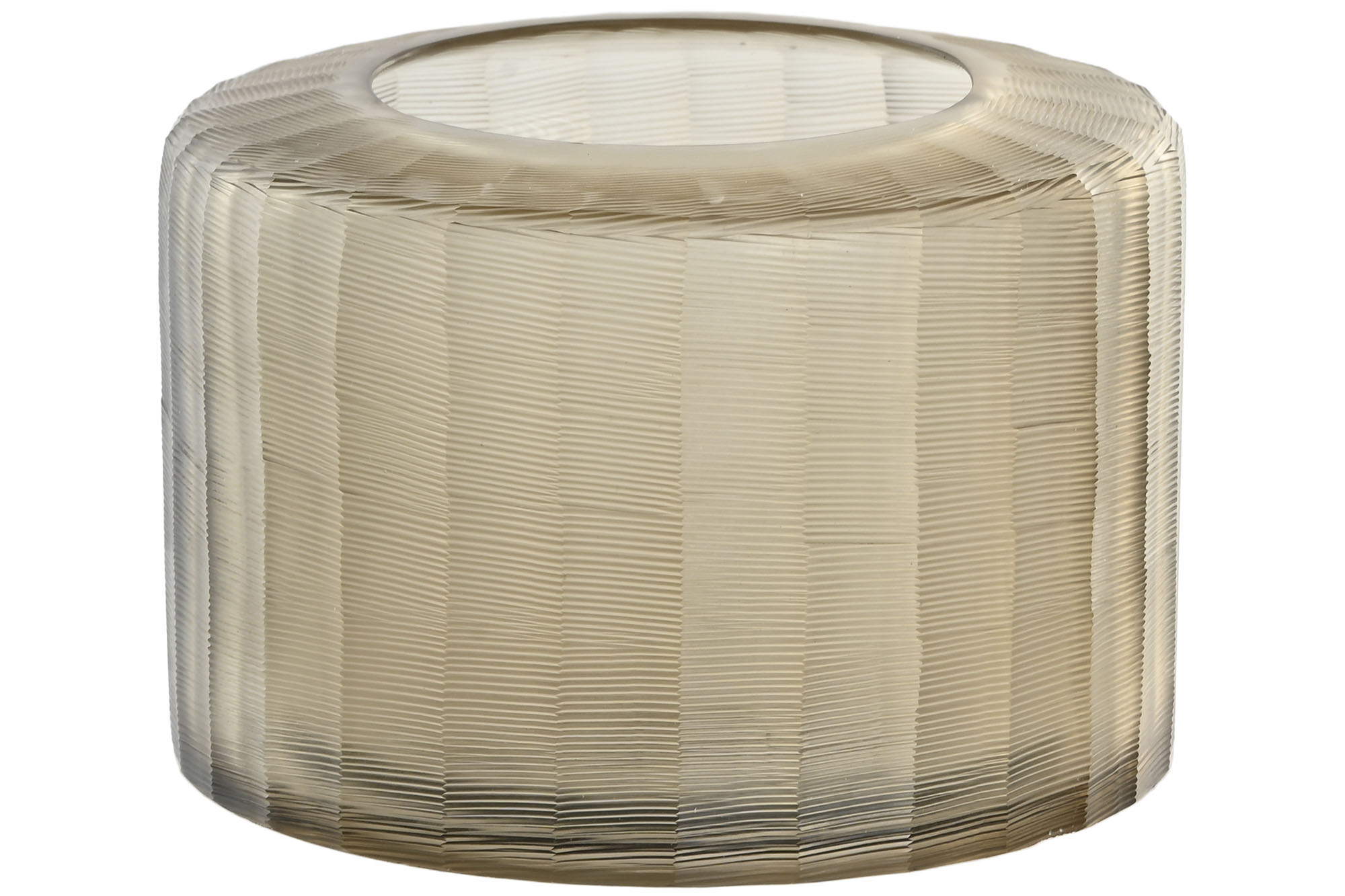 JARRON CRISTAL 18X18X12 1,9 Kg, GLASEADO