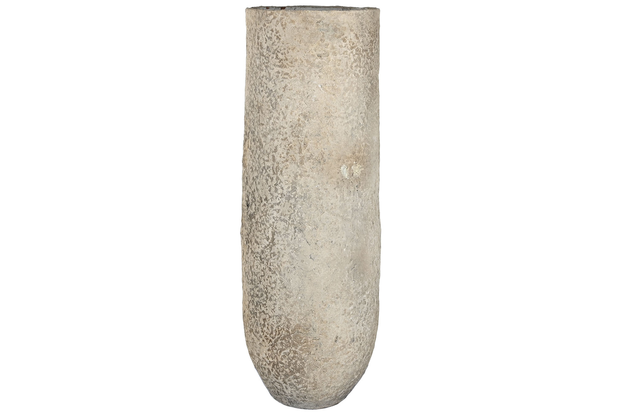 JARRON TERRACOTA 50X50X140 XXL HECHO A MANO GRIS
