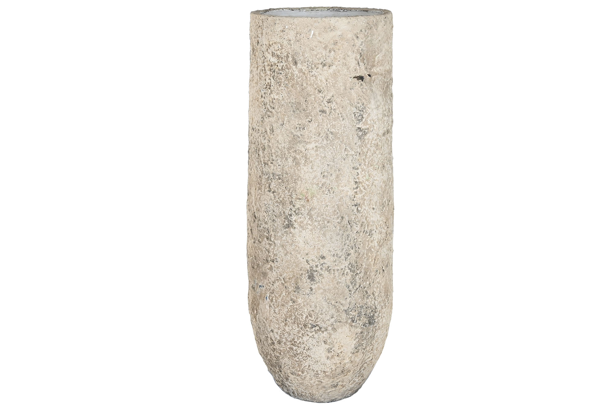 JARRON TERRACOTA 50X50X120 XXL HECHO A MANO GRIS