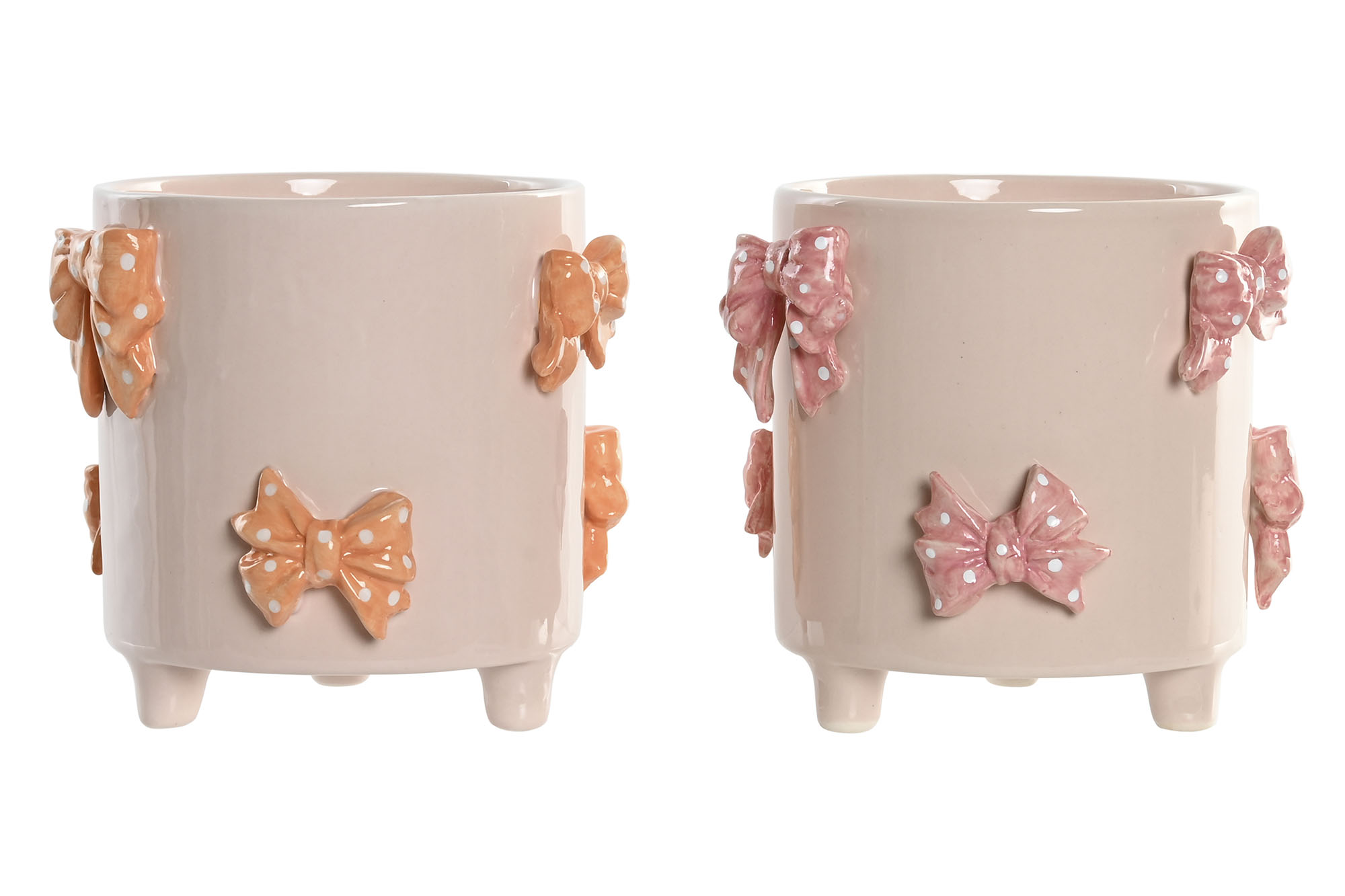 MACETERO CERAMICA 16X16X14 LAZOS 2 SURT.