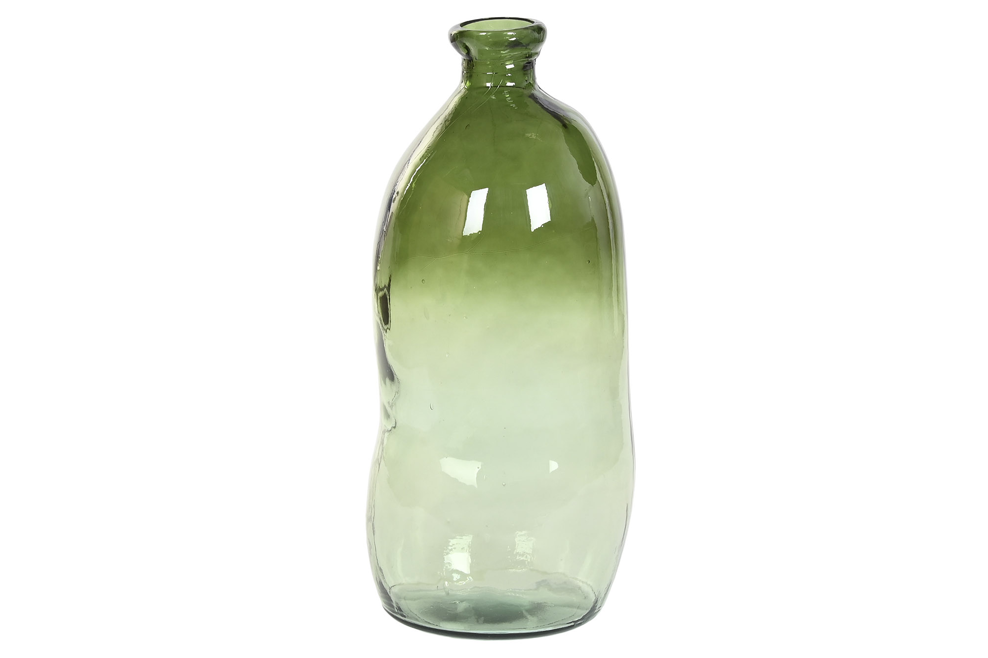 JARRON CRISTAL RECICLADO 34X34X73 43L, ORGANICO