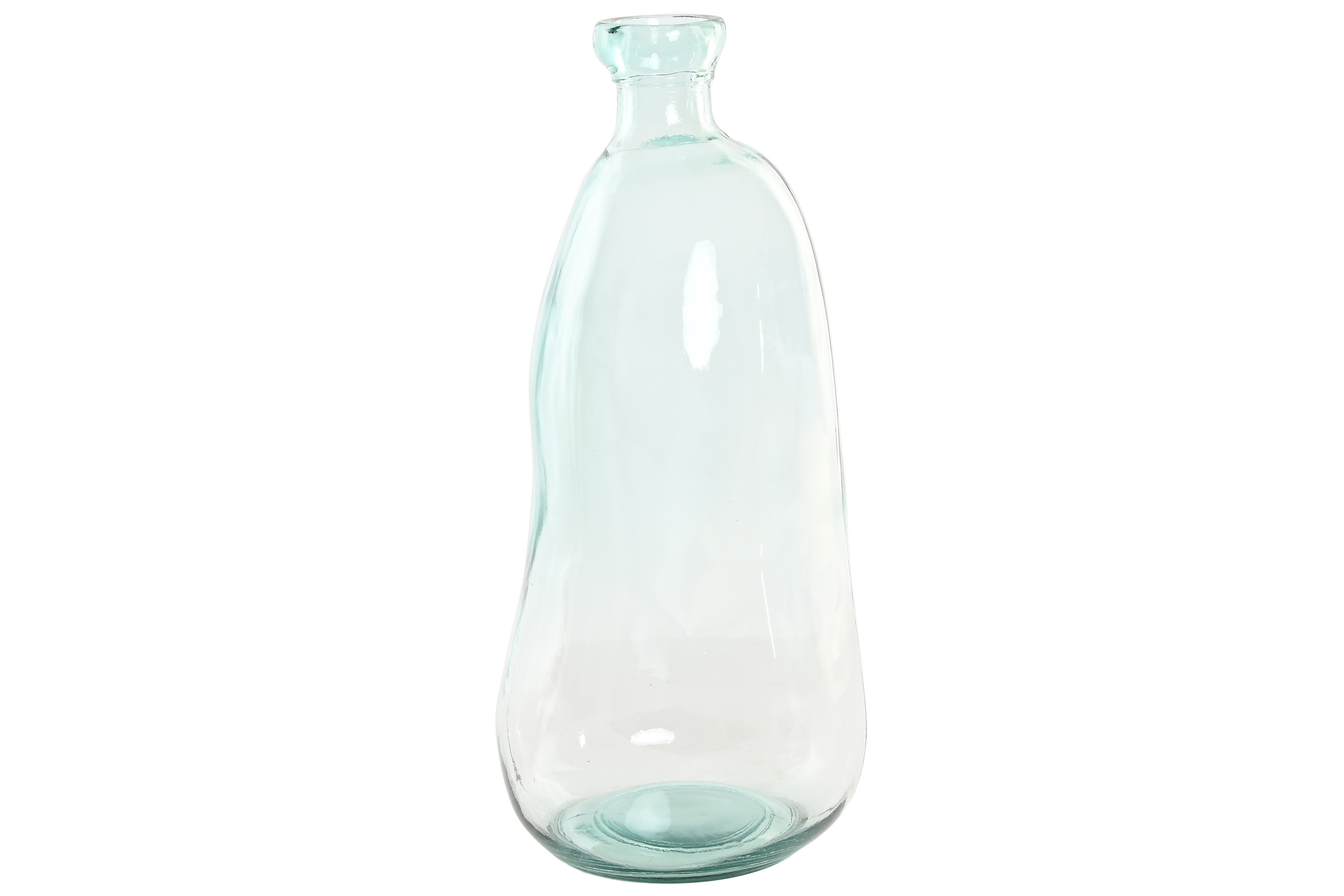 JARRON CRISTAL RECICLADO 22X22X51 10L, ORGANICO