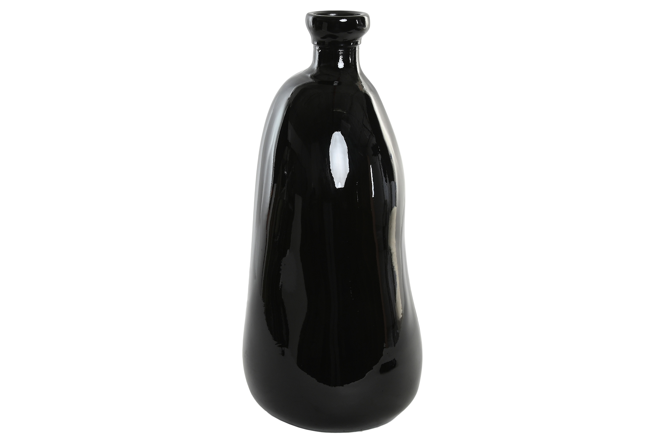 JARRON CRISTAL RECICLADO 22X22X51 10L, ORGANICO