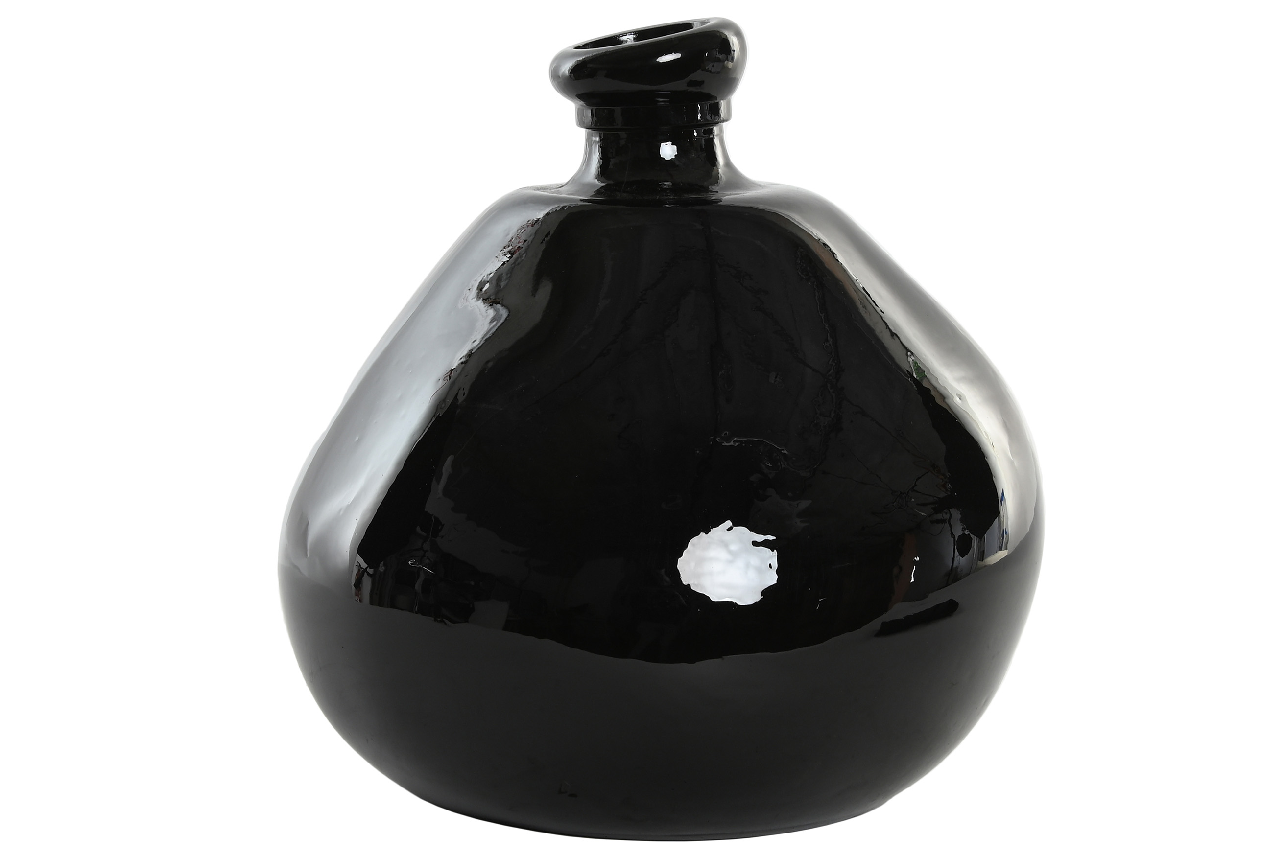 JARRON CRISTAL RECICLADO 31X31X32 11L, ORGANICO