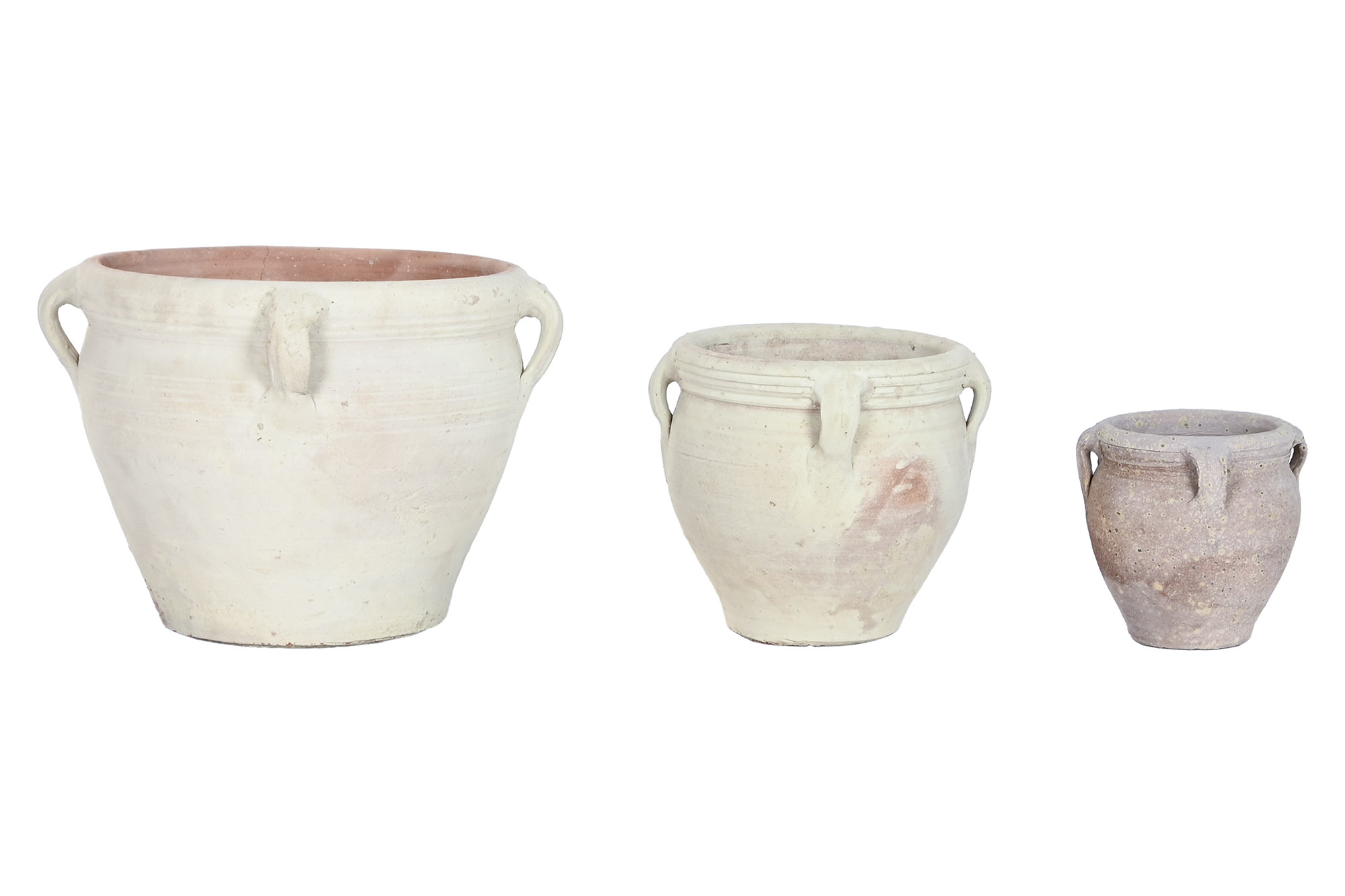 ANFORA SET 3 TERRACOTA 46X46X38,5 28 KG, 4 ASAS