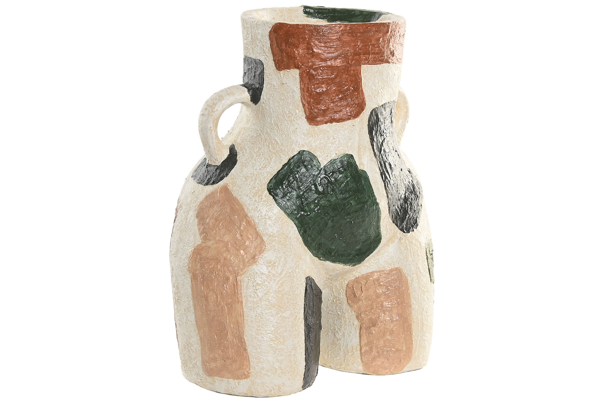 JARRON RESINA 26,5X18X32,5 MULTICOLOR