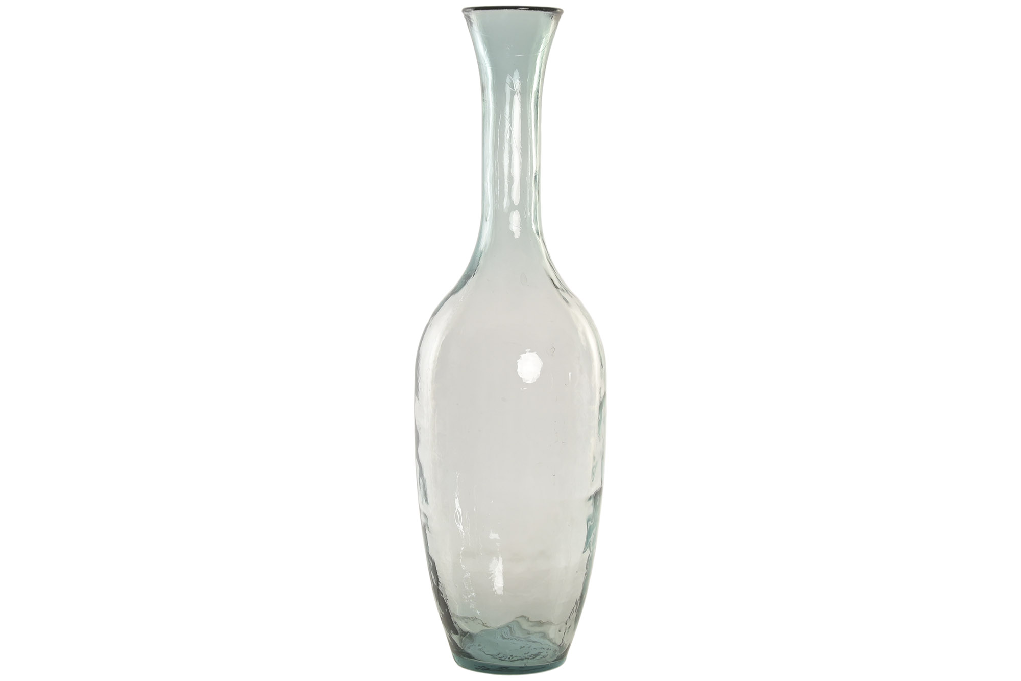 JARRON CRISTAL RECICLADO 30X30X100 ARTESANAL