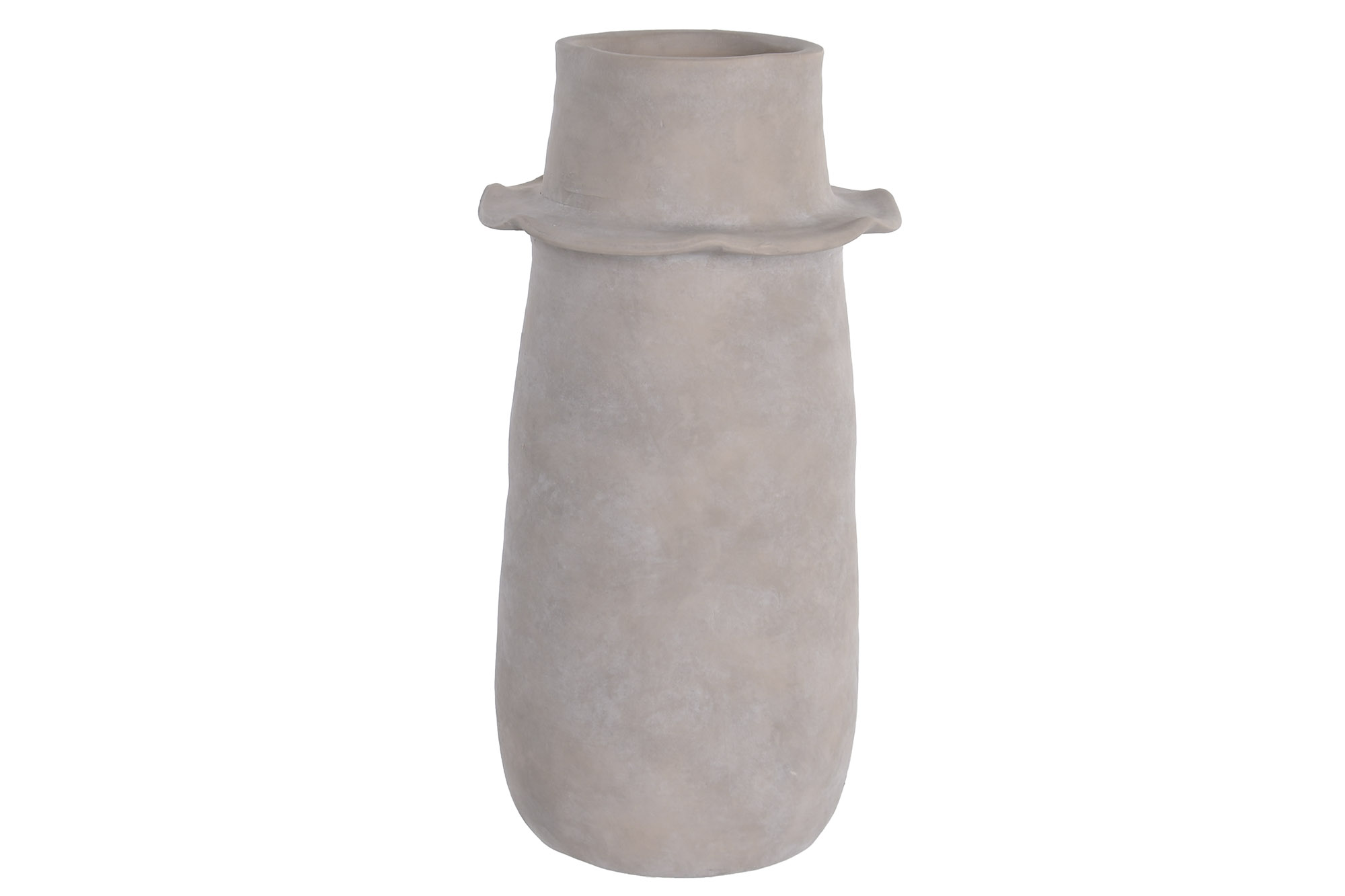 JARRON TERRACOTA 25X25X46,5 DESGASTADO ARTESANAL