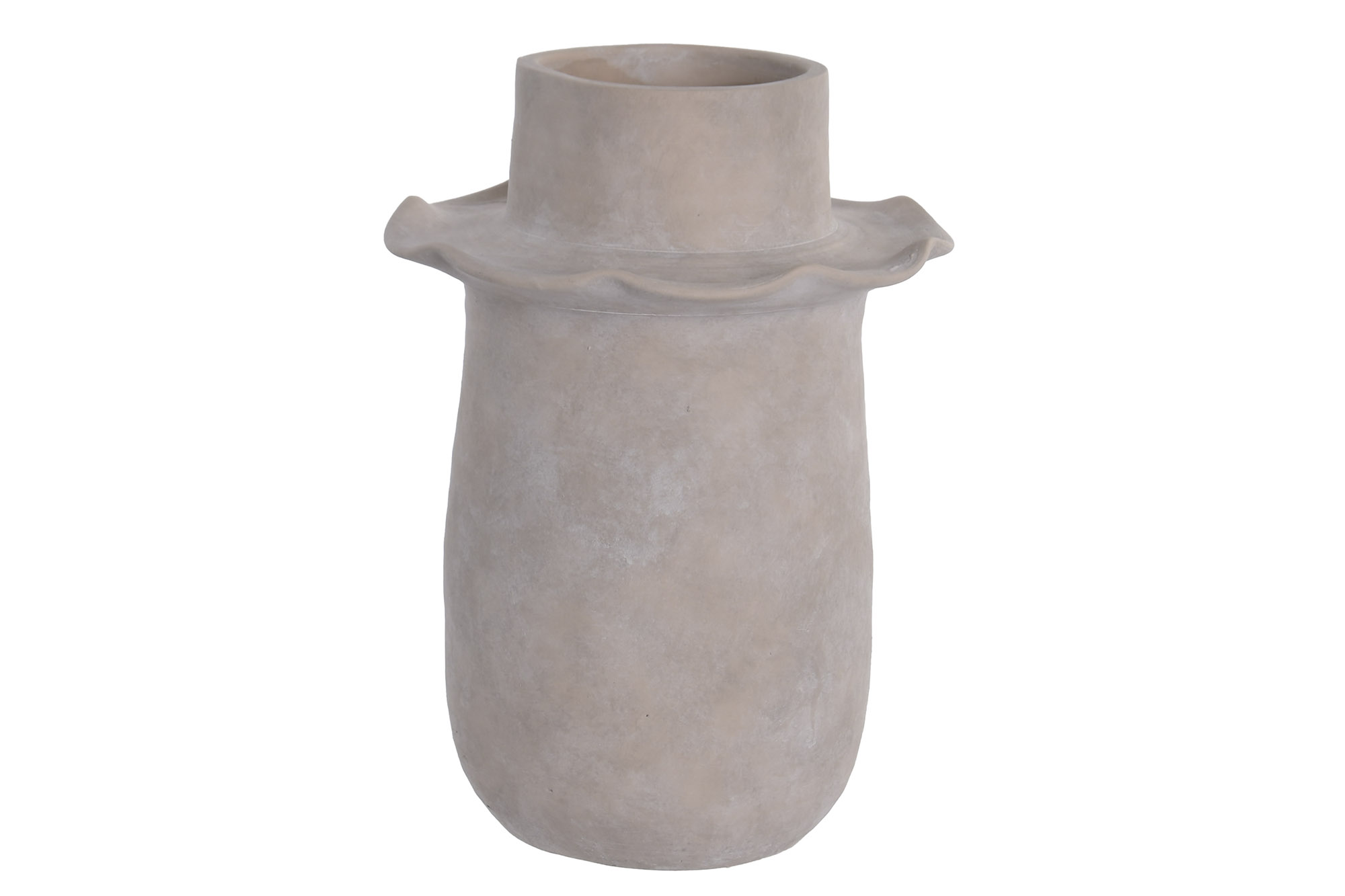 JARRON TERRACOTA 21X21X31,5 DESGASTADO ARTESANAL