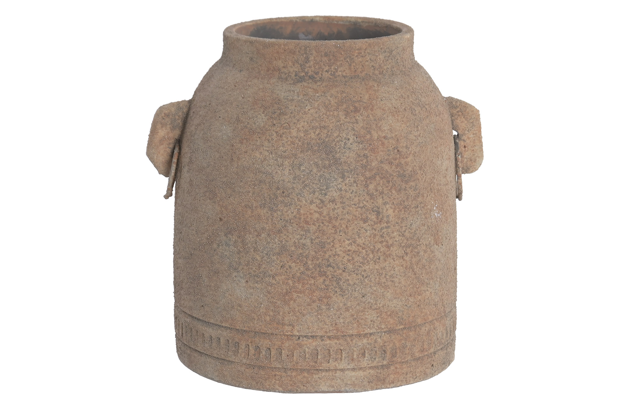 JARRON TERRACOTA 20X17X20,5 DESGASTADO ARTESANAL
