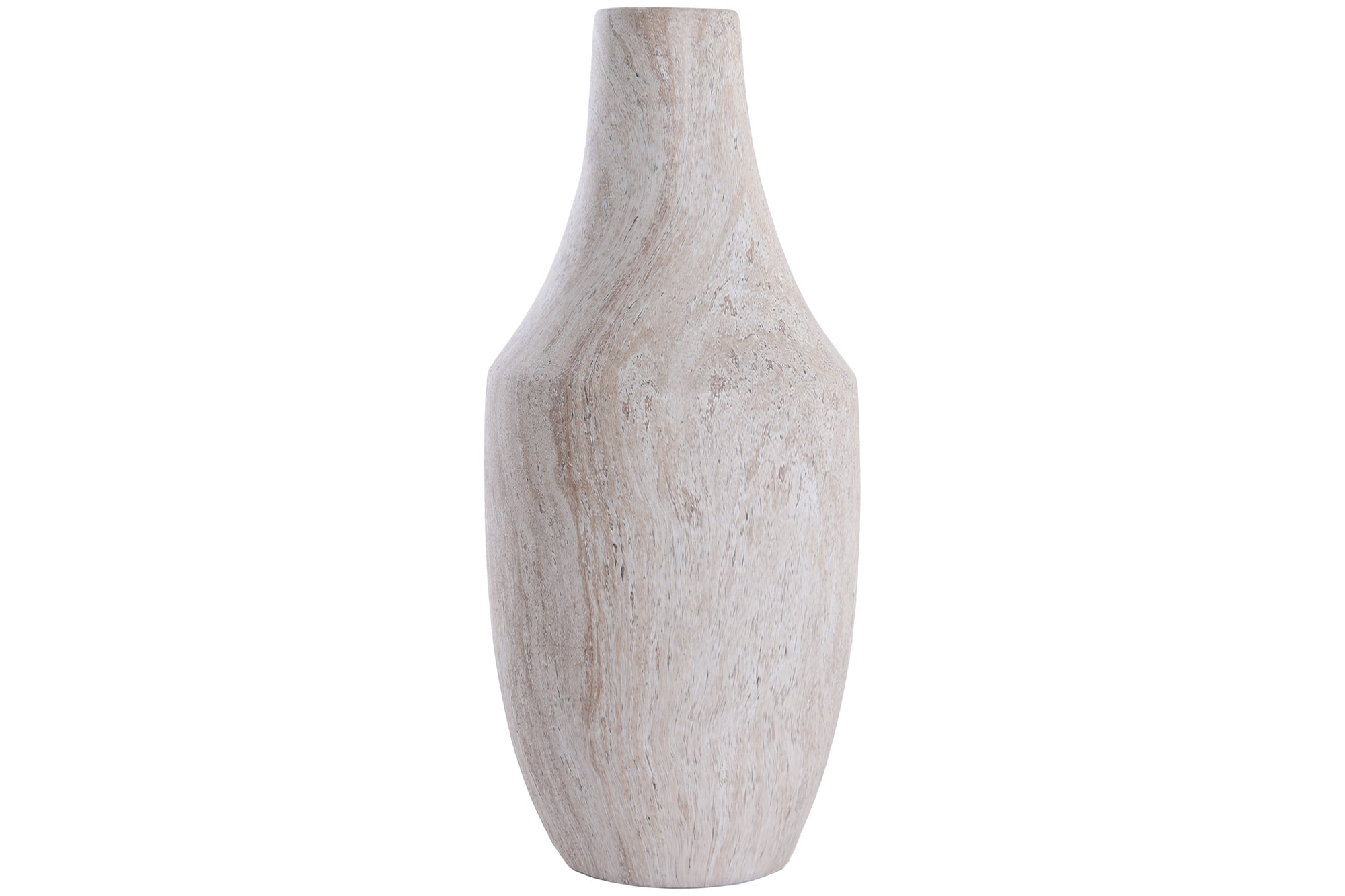JARRON MAGNESIA 23X23X54 SIMIL MARMOL CRUDO