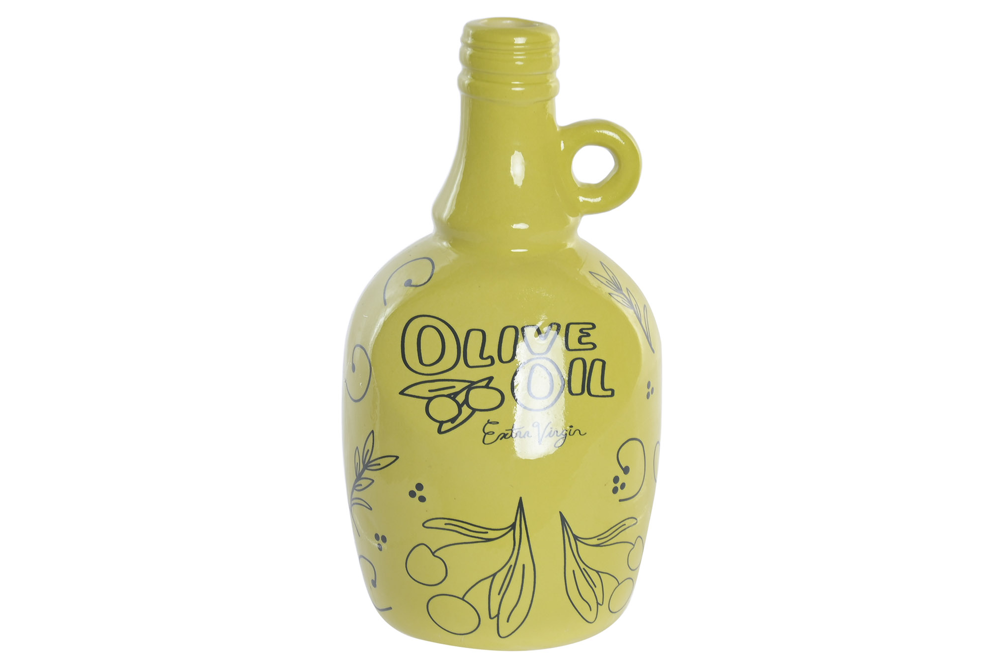 JARRON GRES 11X11X21 OLIVO AMARILLO