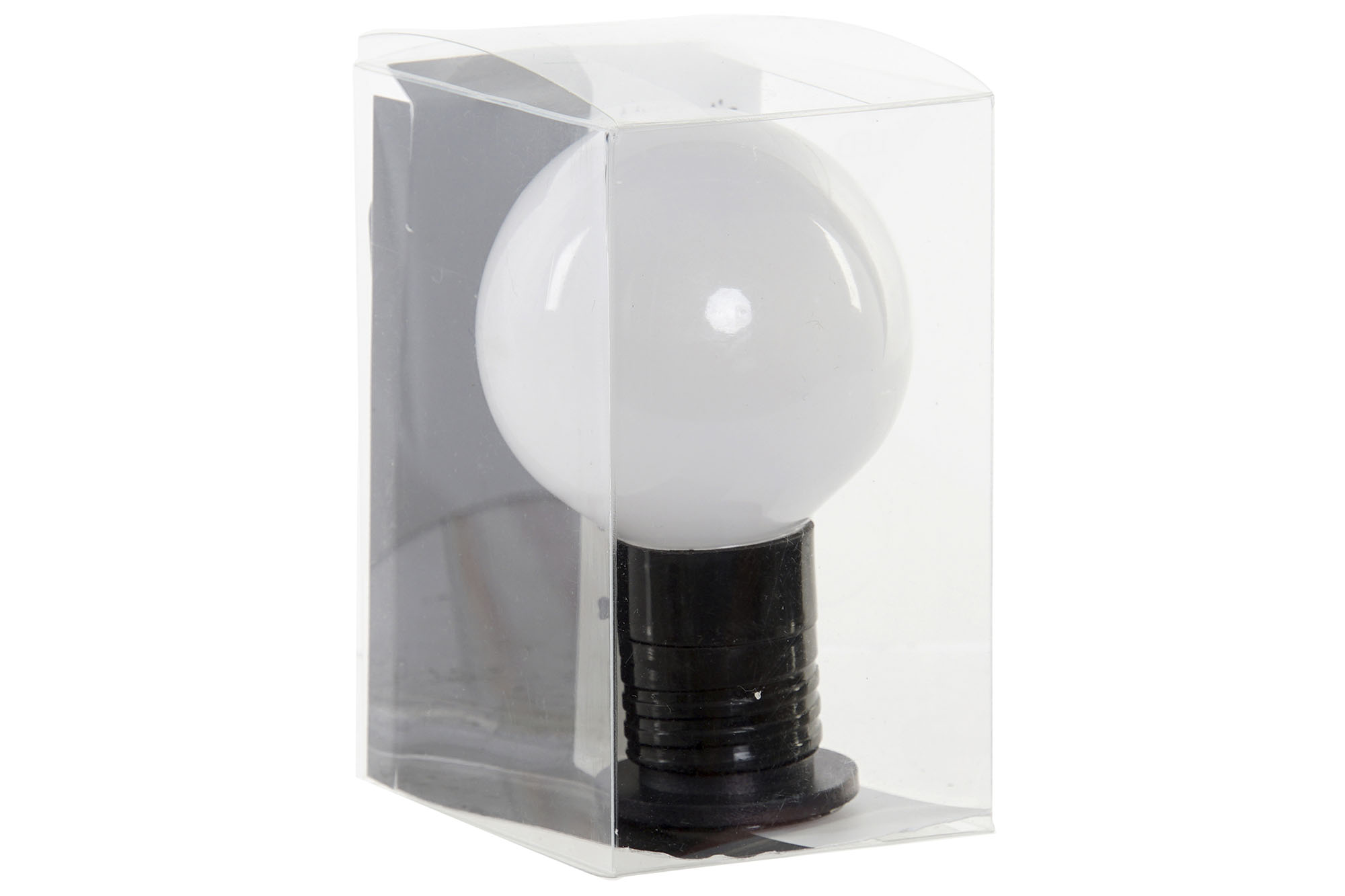 DECORACION LUMINOSA IMAN LED 6X6X10 BOMBILLA NEGRO