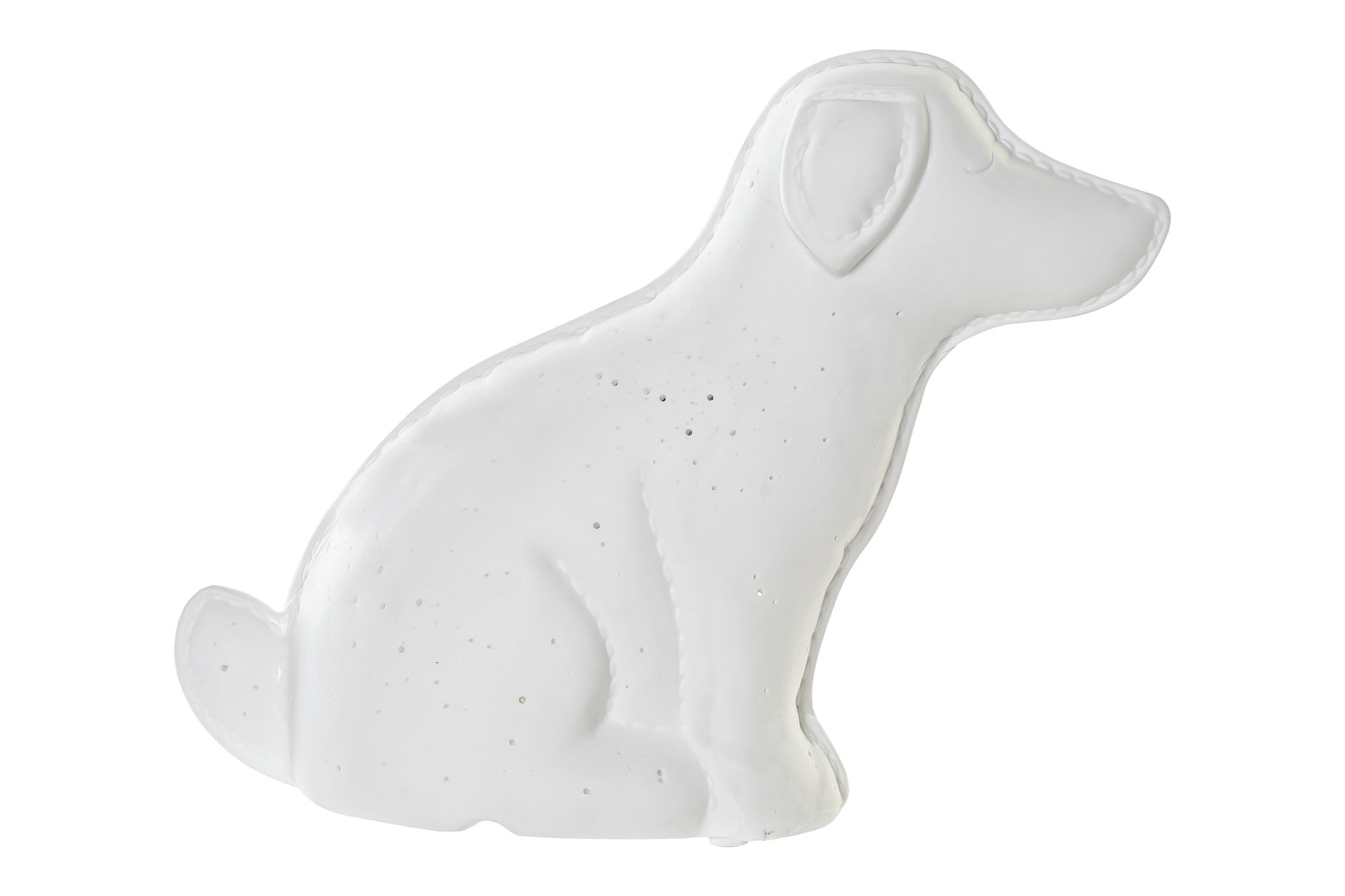LAMPARA SOBREMESA PORCELANA LED 25X10X19 PERRO