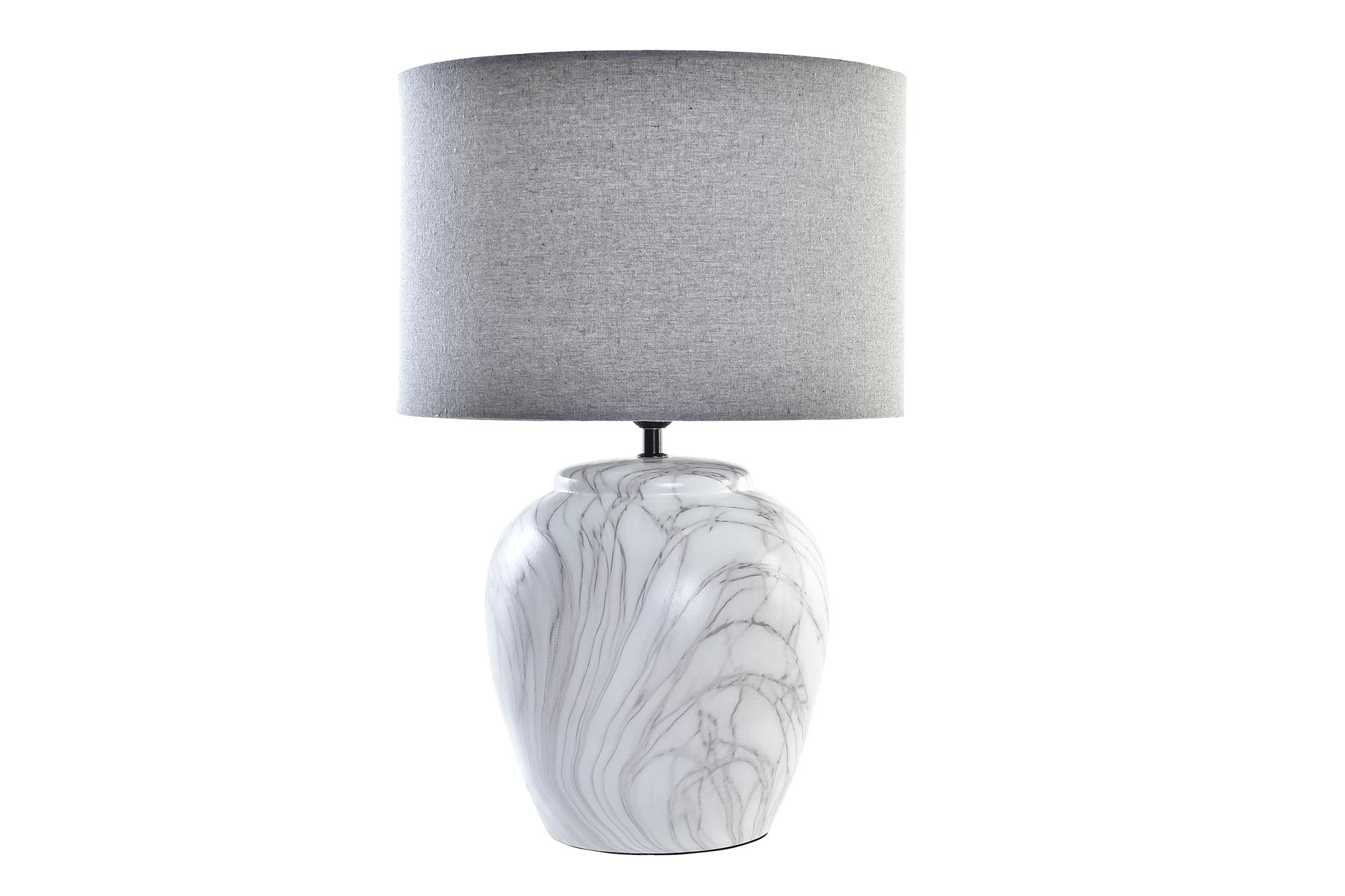 LAMPARA SOBREMESA CERAMICA POLIESTER 38X38X58