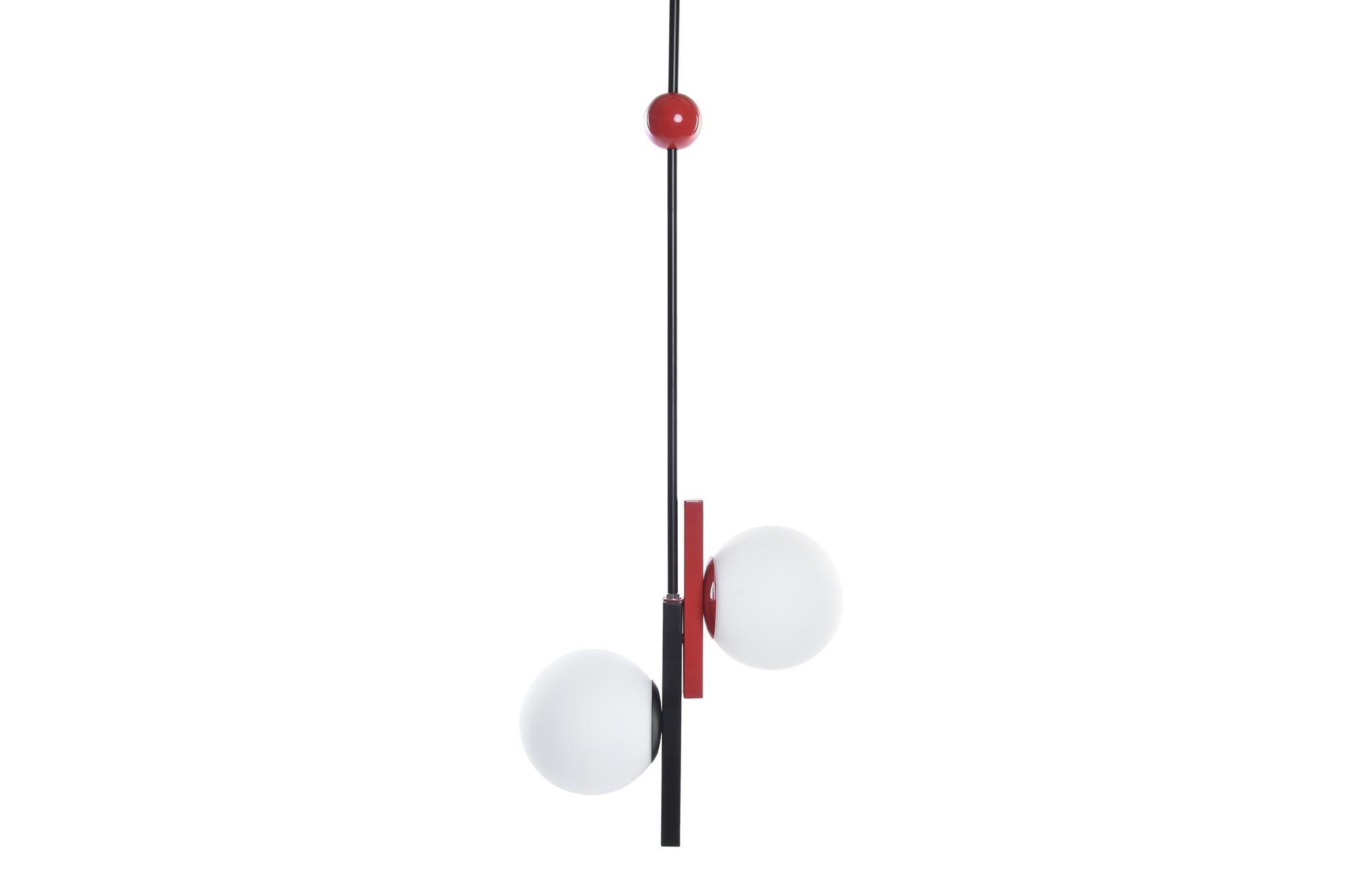 LAMPARA TECHO METAL CRISTAL 44X44X120 ABSTRACTO