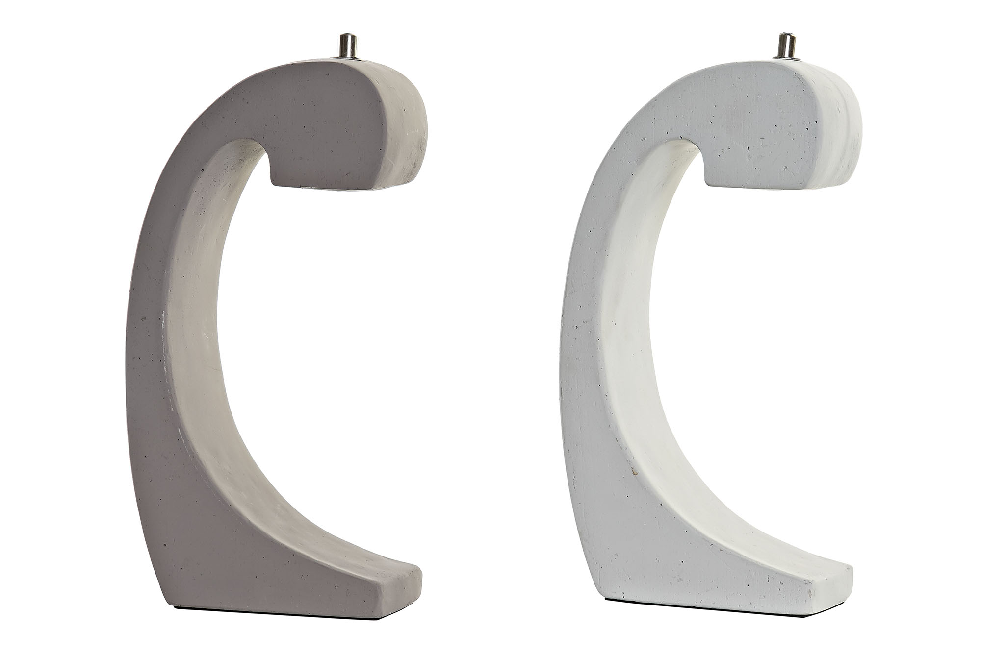 LAMPARA SOBREMESA CEMENTO 16X8X31 2 SURT.