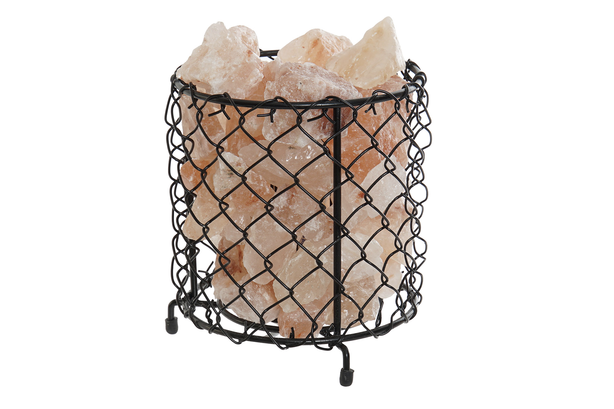 LAMPARA SOBREMESA SAL DEL HIMALAYA 17X17X17 CESTA