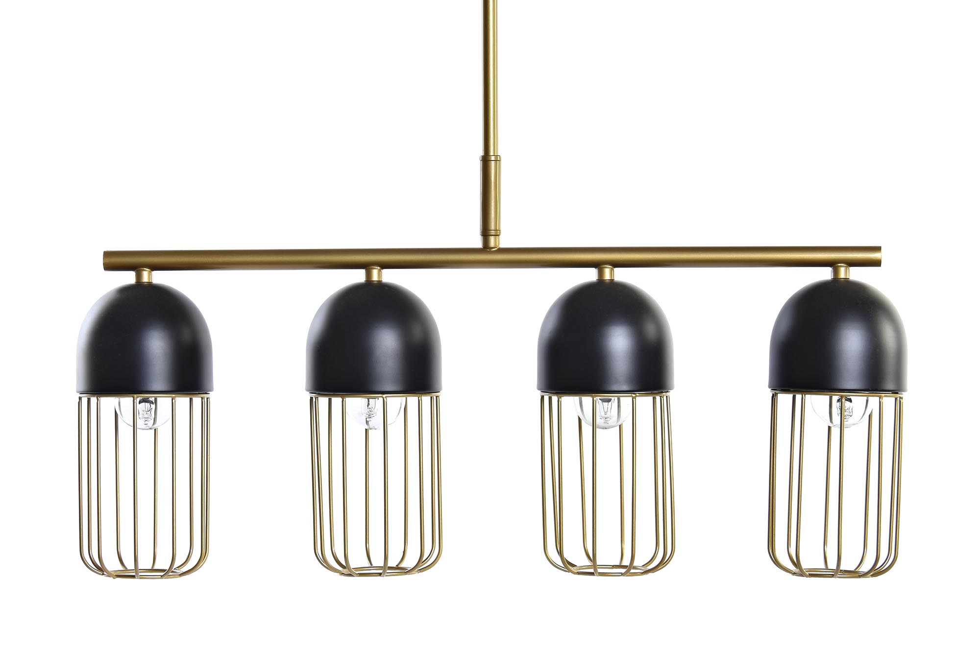 LAMPARA TECHO METAL 60X11X26 NEGRO