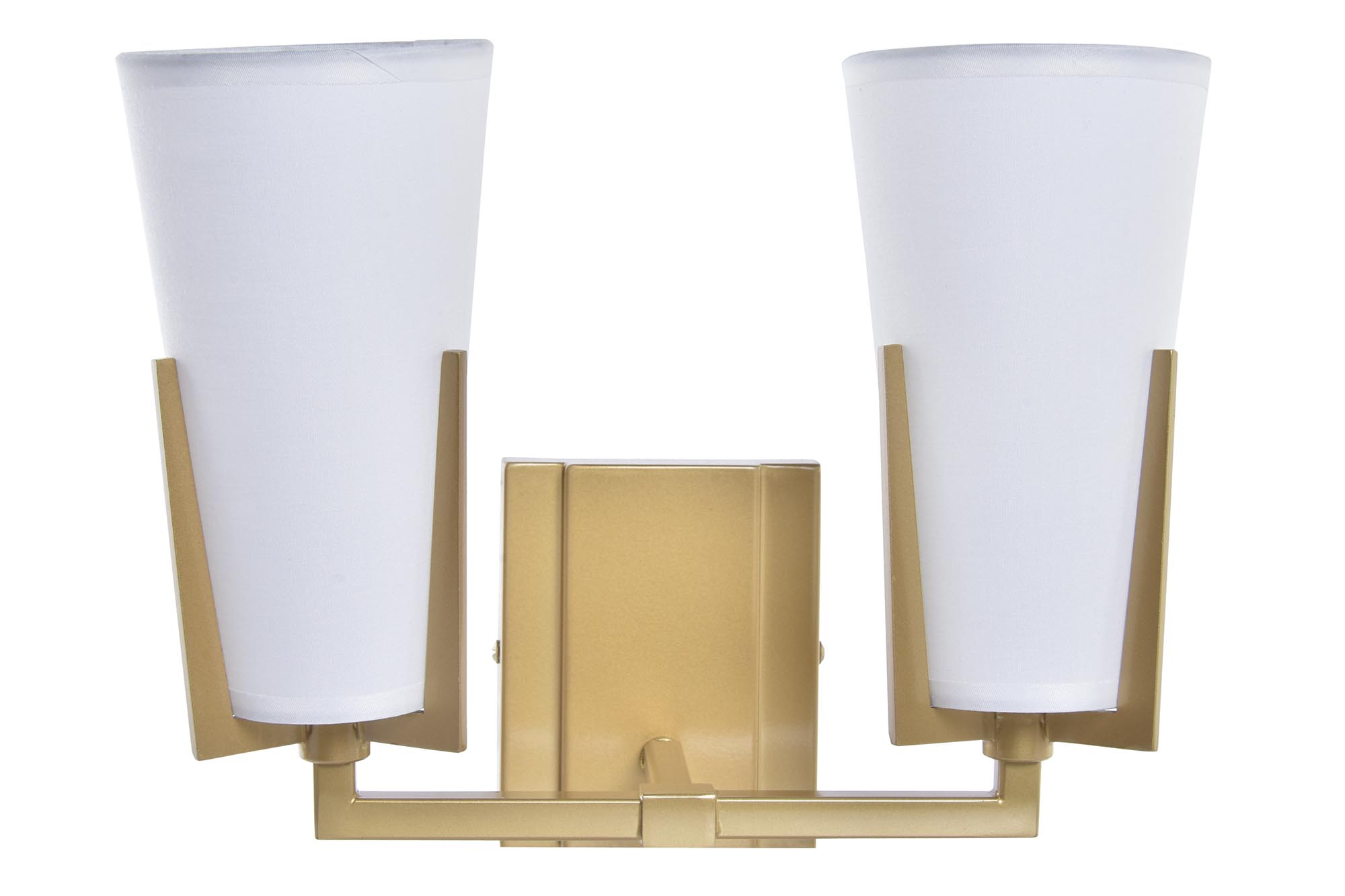 LAMPARA APLIQUE METAL POLIESTER 30X18X23 DOBLE