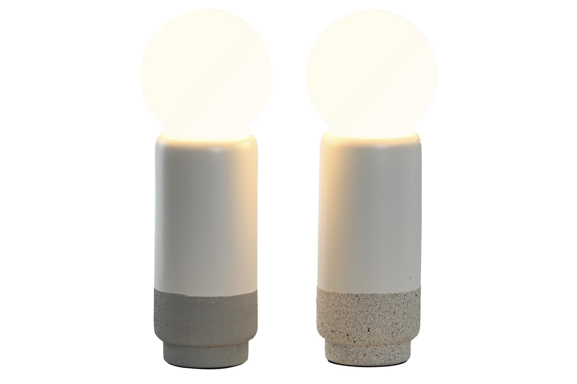 LAMPARA SOBREMESA CERAMICA 10X10X26 G9 2 SURT.