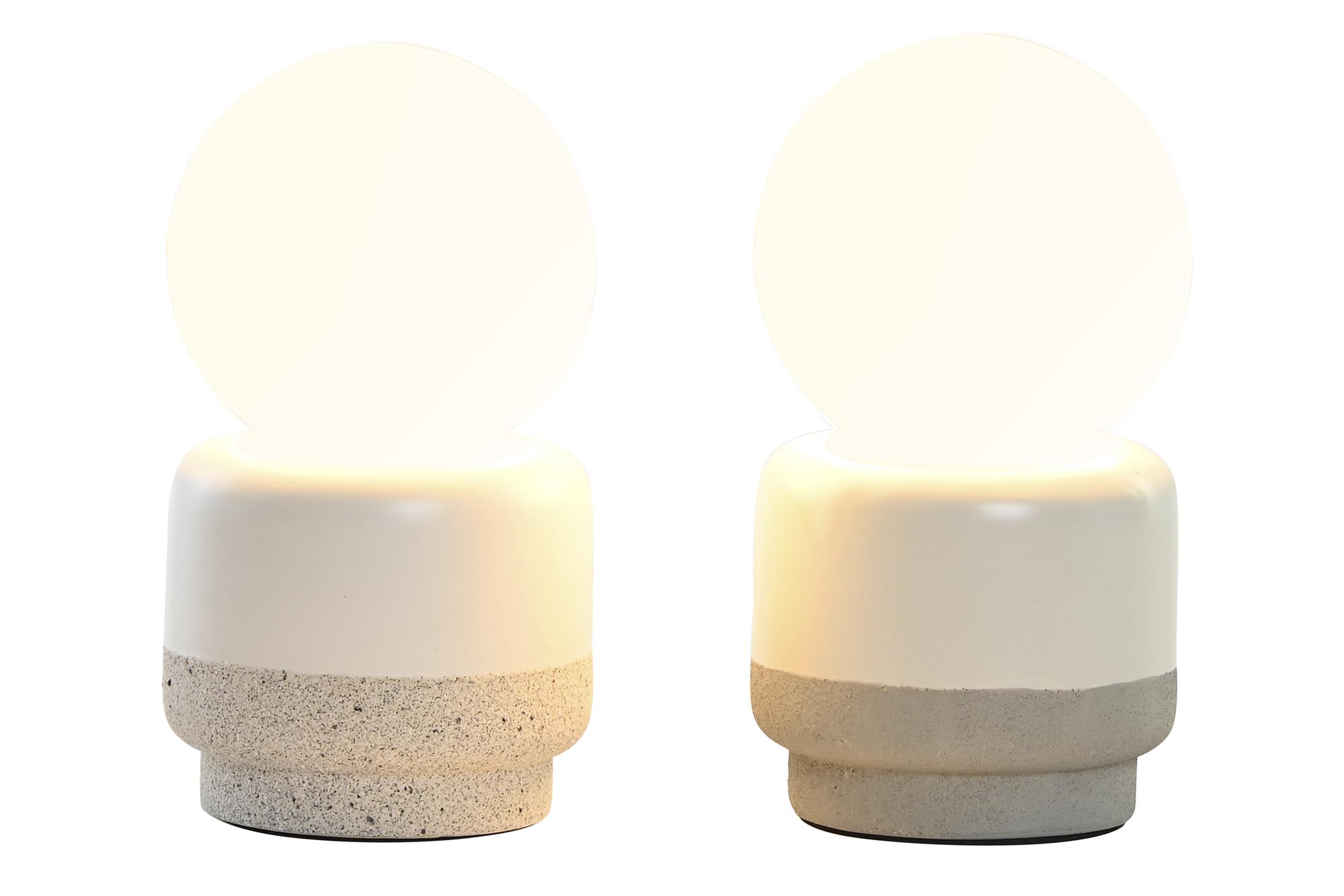 LAMPARA SOBREMESA CERAMICA 10X10X18 G9 2 SURT.