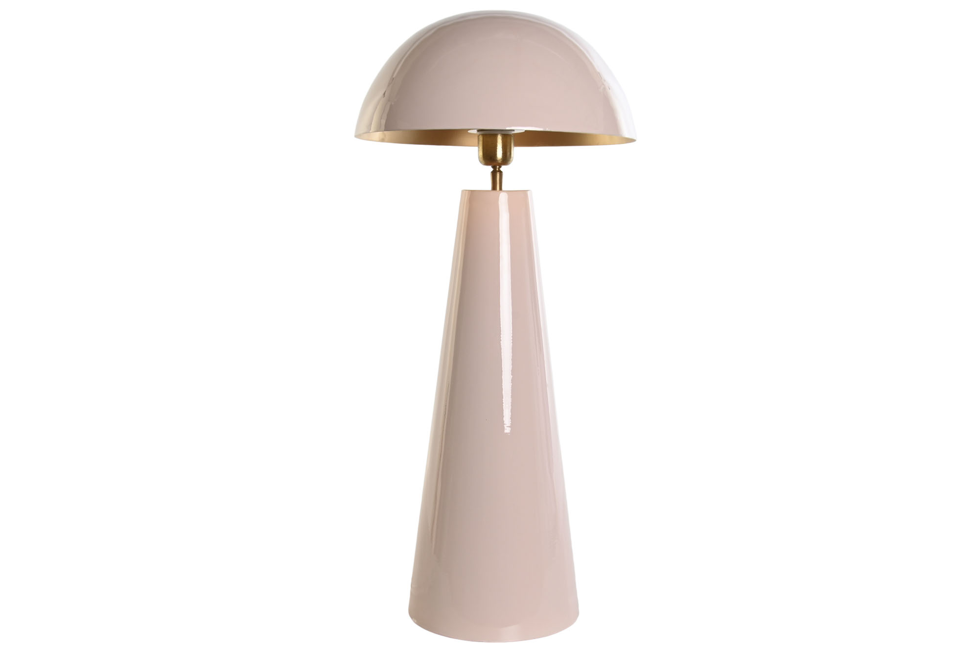 LAMPARA SOBREMESA HIERRO 31X31X70 SETA LACADO ROSA