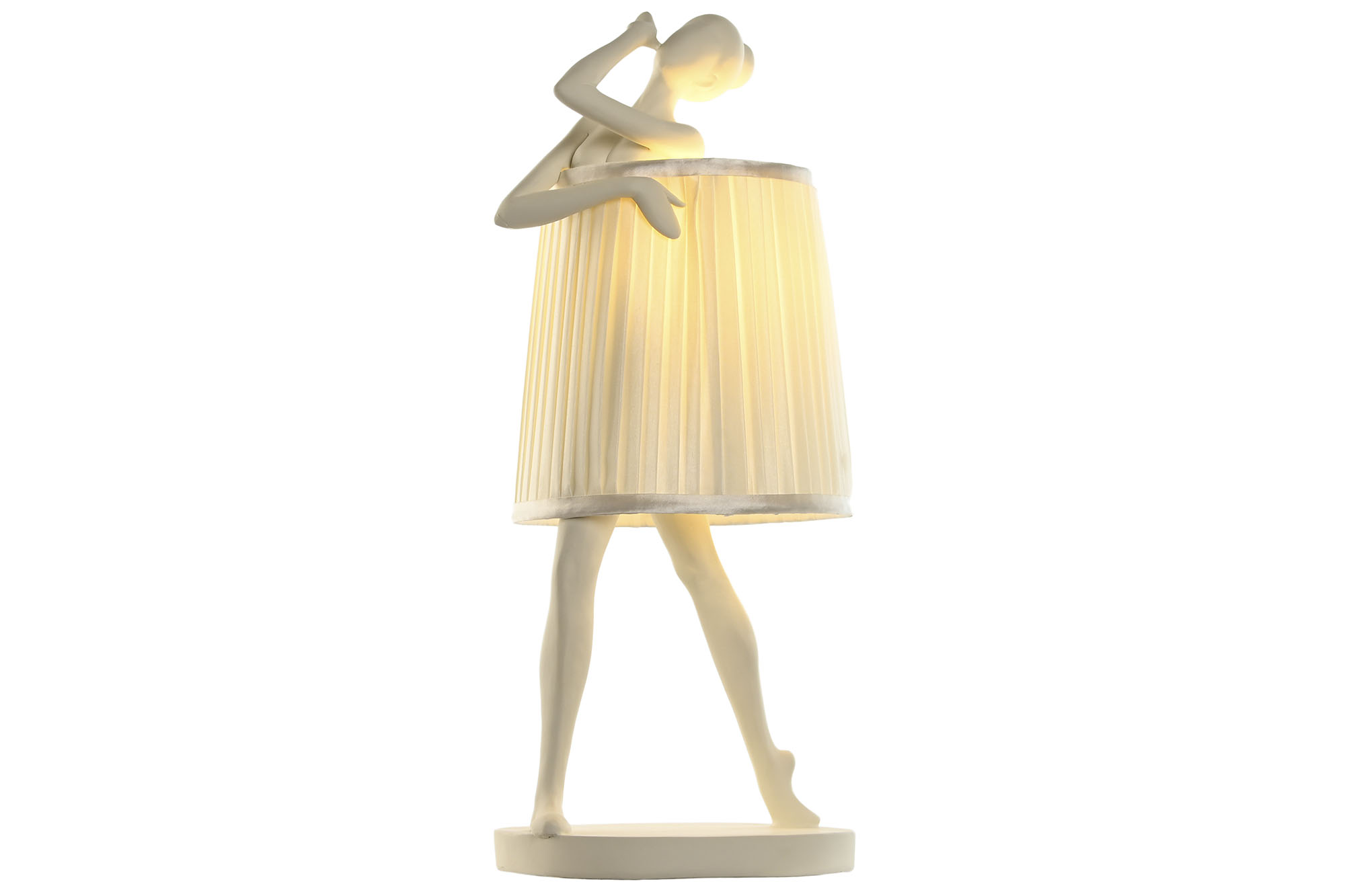 LAMPARA SOBREMESA RESINA 29X25X62,5 BAILARINA