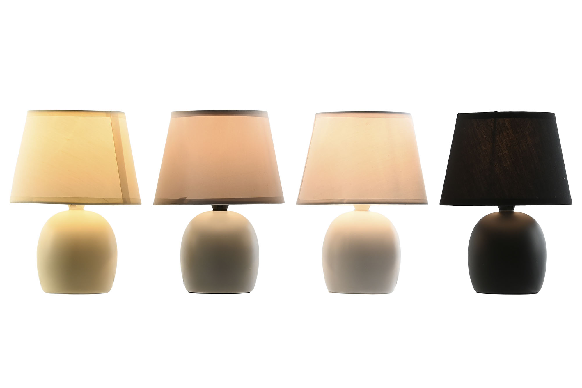 LAMPARA SOBREMESA CERAMICA 17X17X24 4 SURT.