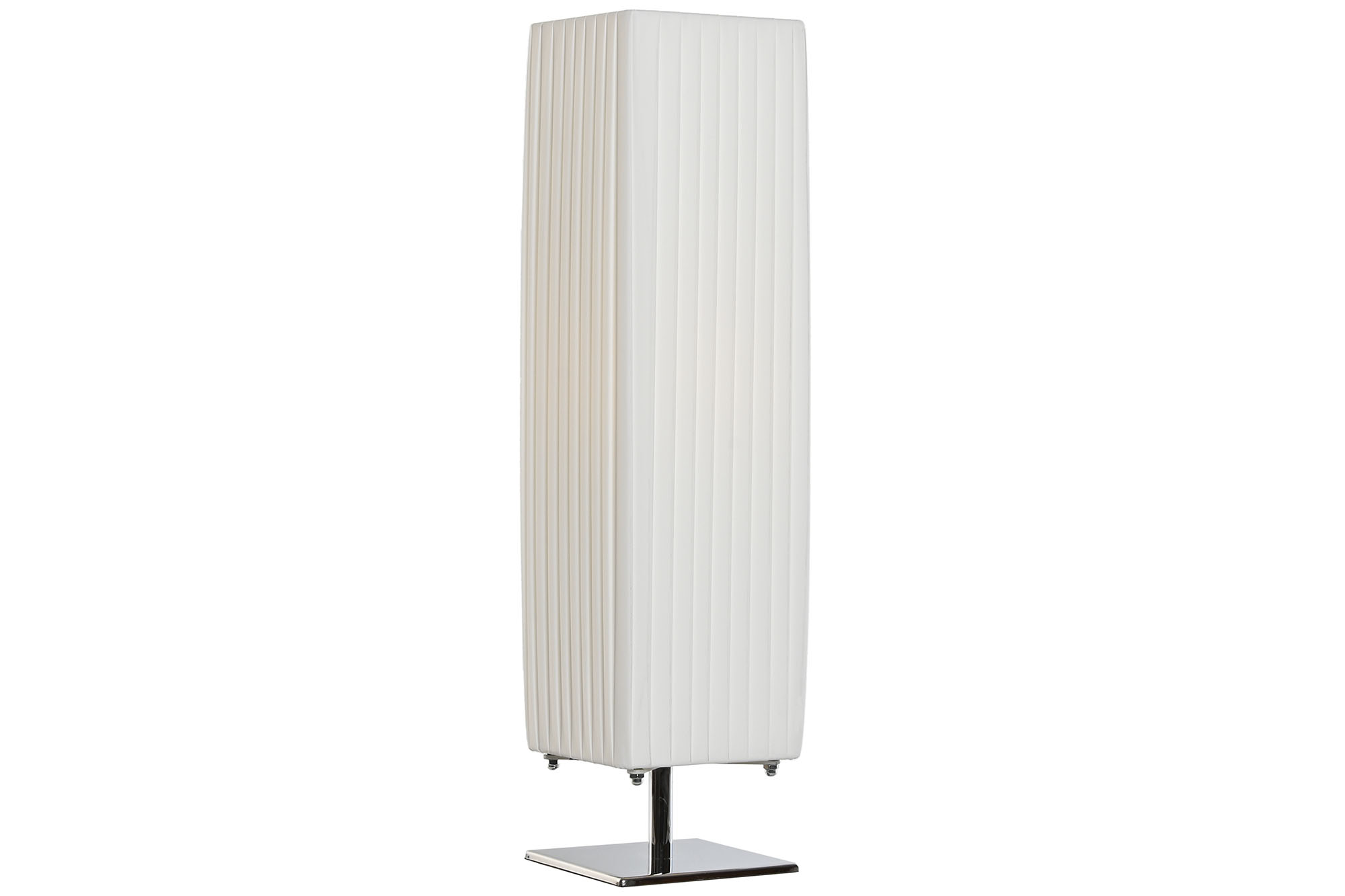 LAMPARA SOBREMESA HIERRO 14X14X57 PLISADO