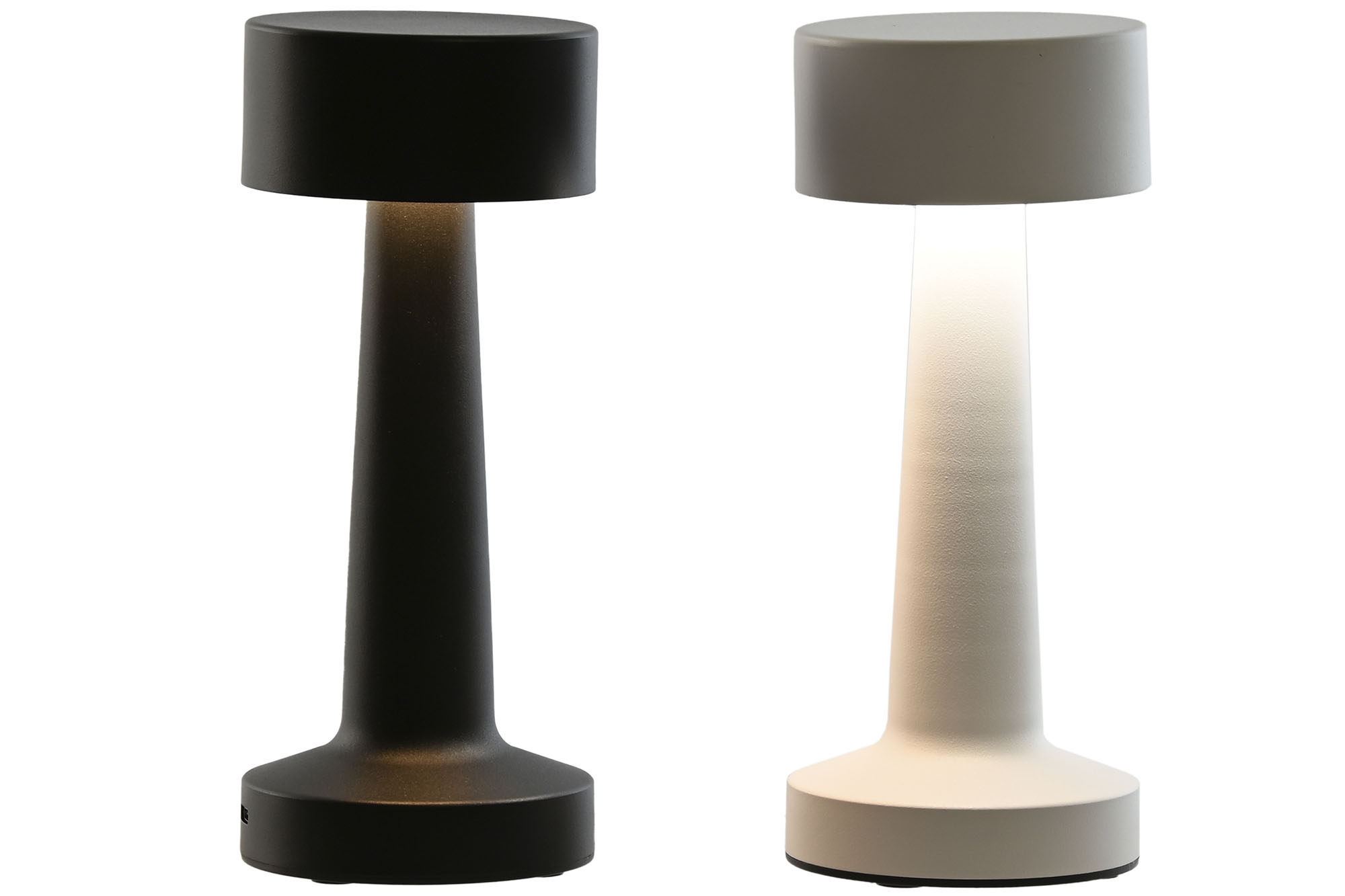 LAMPARA SOBREMESA LED METAL 9X9X21 TACTIL 2 SURT.