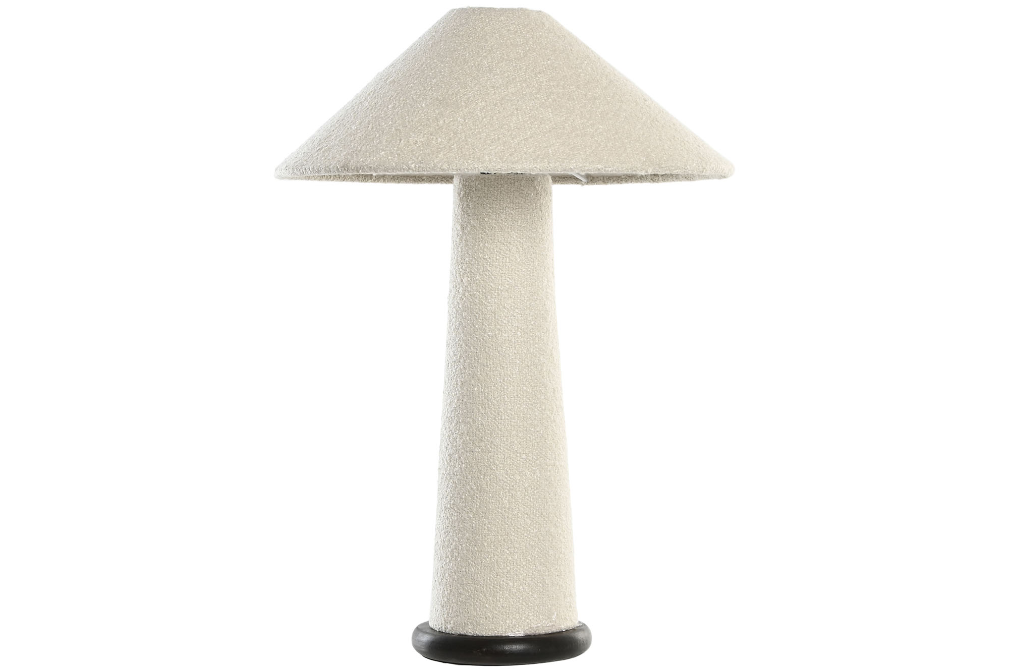 LAMPARA SOBREMESA METAL POLIESTER 40X40X59 BUCLE